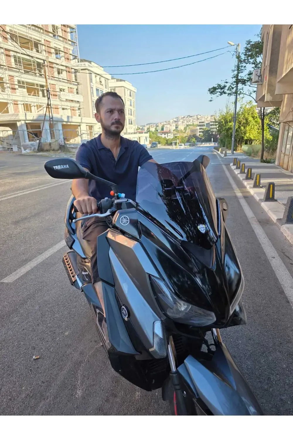 Yamaha Xmax 250 Siperlik Ön Cam 2014-2017 Model uyumlu 36cm Siyah