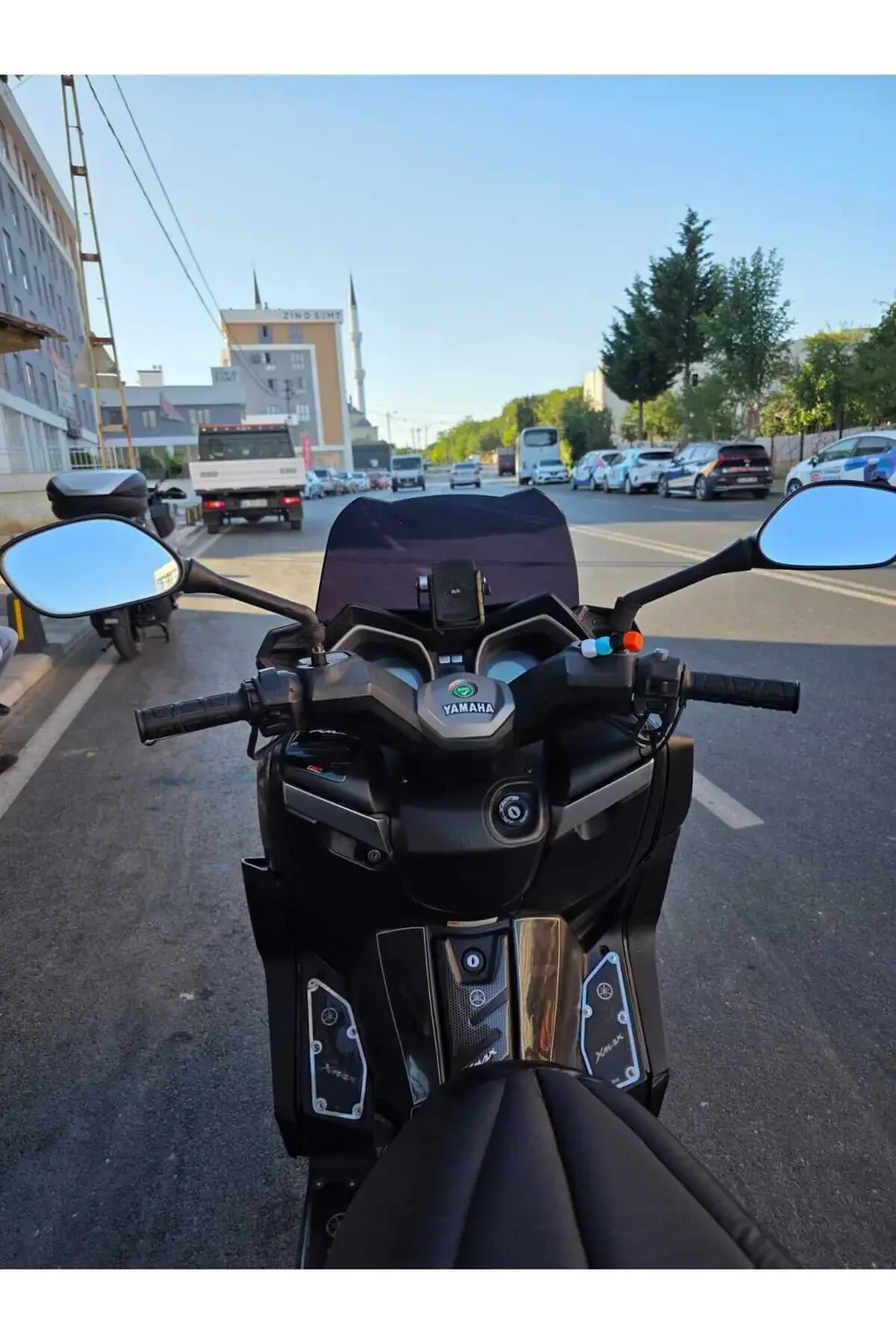 Yamaha Xmax 250 Siperlik Ön Cam 2014-2017 Model uyumlu 36cm Siyah