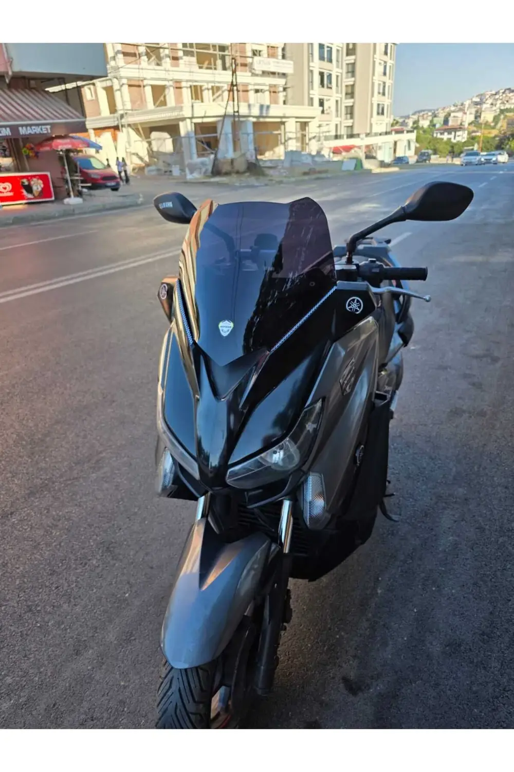Yamaha Xmax 250 Siperlik Ön Cam 2014-2017 Model uyumlu 36cm Siyah