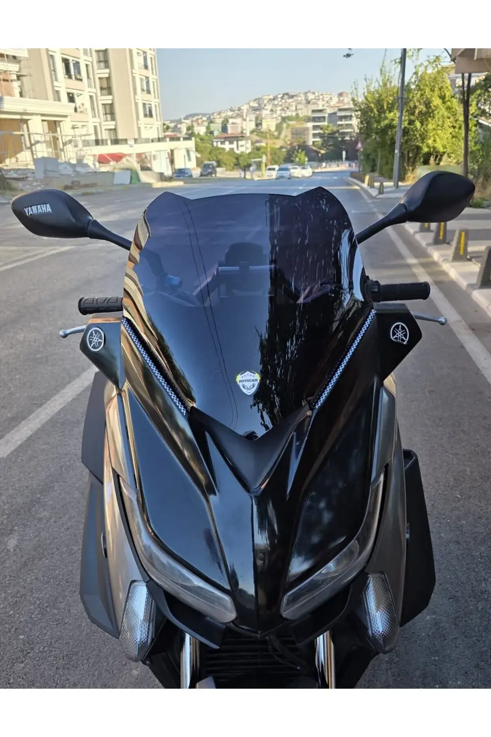 Yamaha Xmax 250 Siperlik Ön Cam 2014-2017 Model uyumlu 36cm Siyah