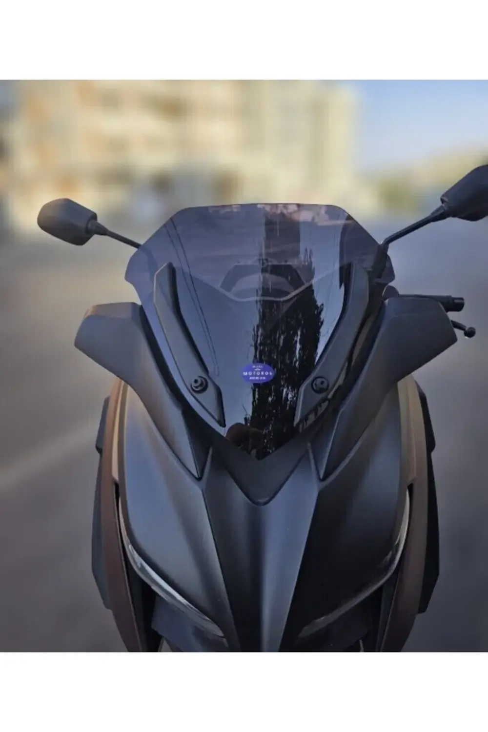 Yamaha Xmax 250 Siperlik Ön Cam 2018-2022 Model 36cm Siyah Renkli