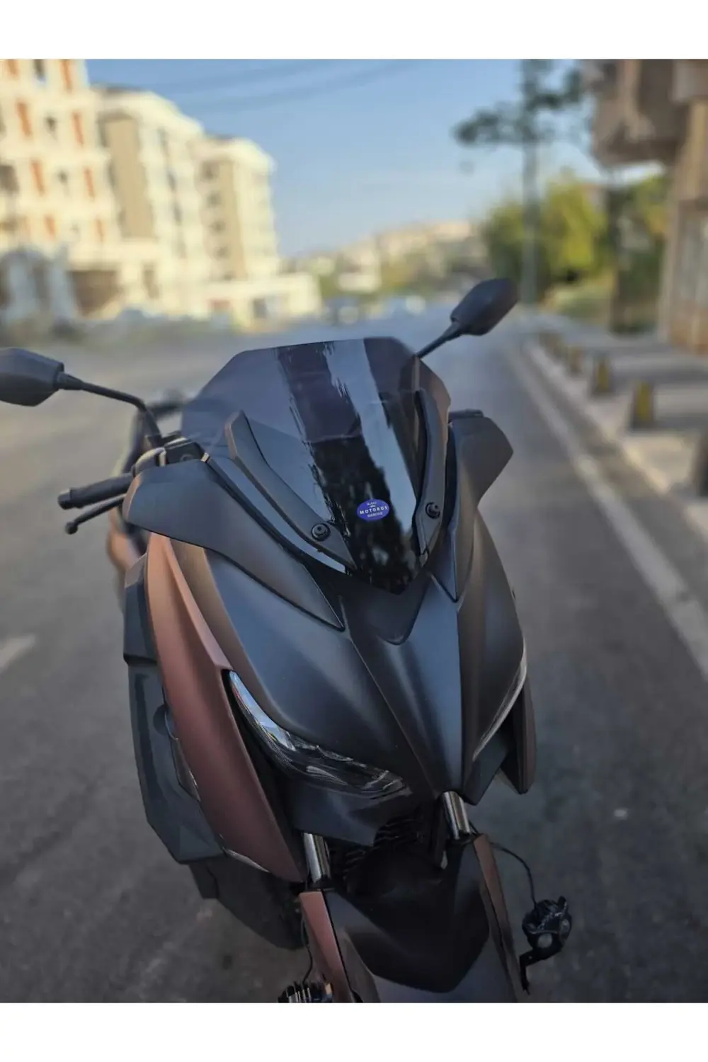 Yamaha Xmax 250 Siperlik Ön Cam 2018-2022 Model 36cm Siyah Renkli
