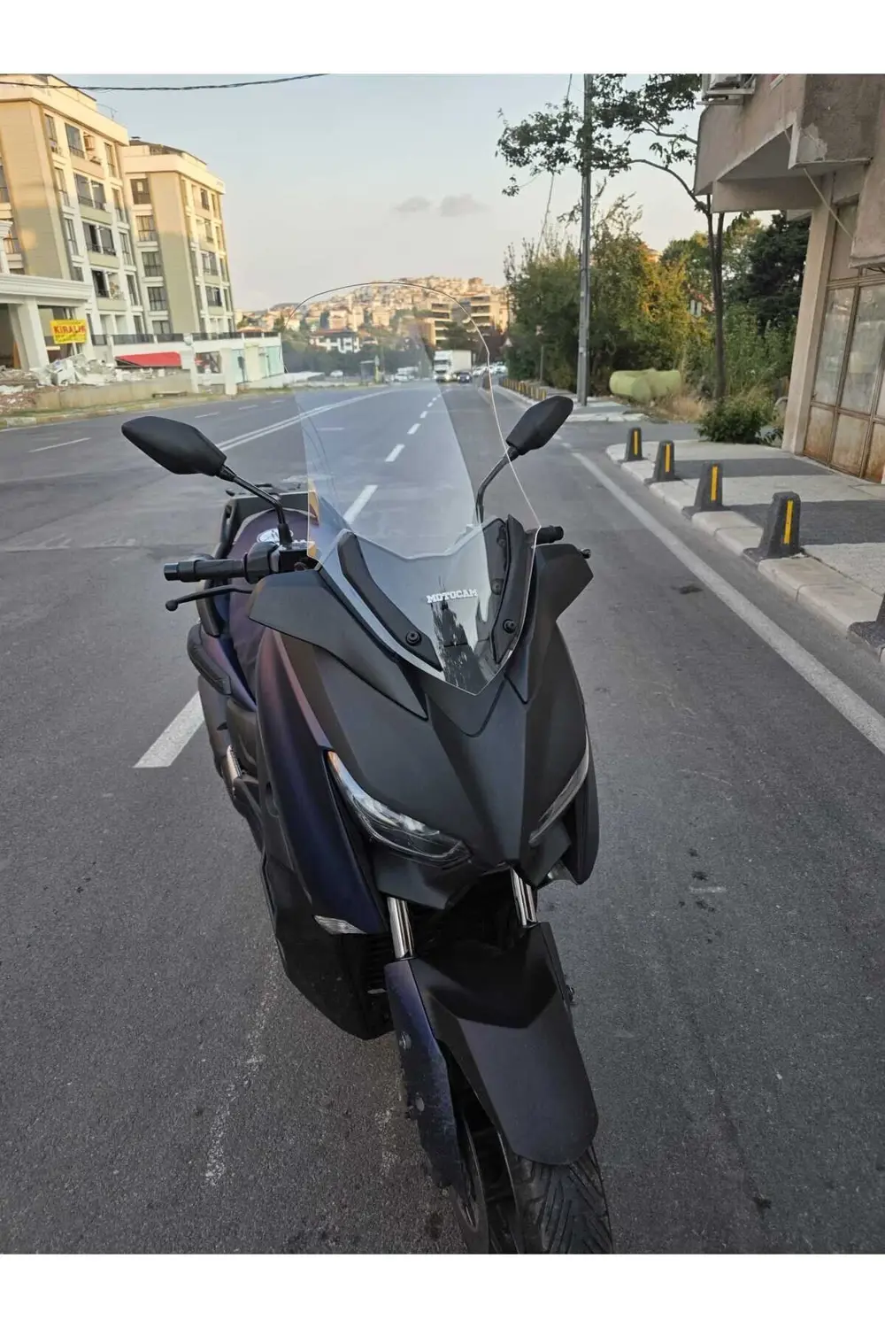 Yamaha Xmax 250 Siperlik Ön Cam 2018-2022 uyumlu Model 65cm Şeffa