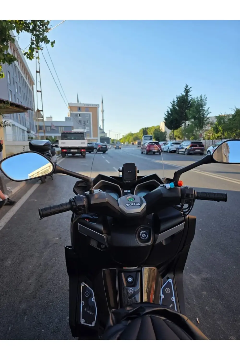 Yamaha Xmax Ön Cam 2014-2017 Model 36cm Şeffaf Renkli 4mm SPORTİF
