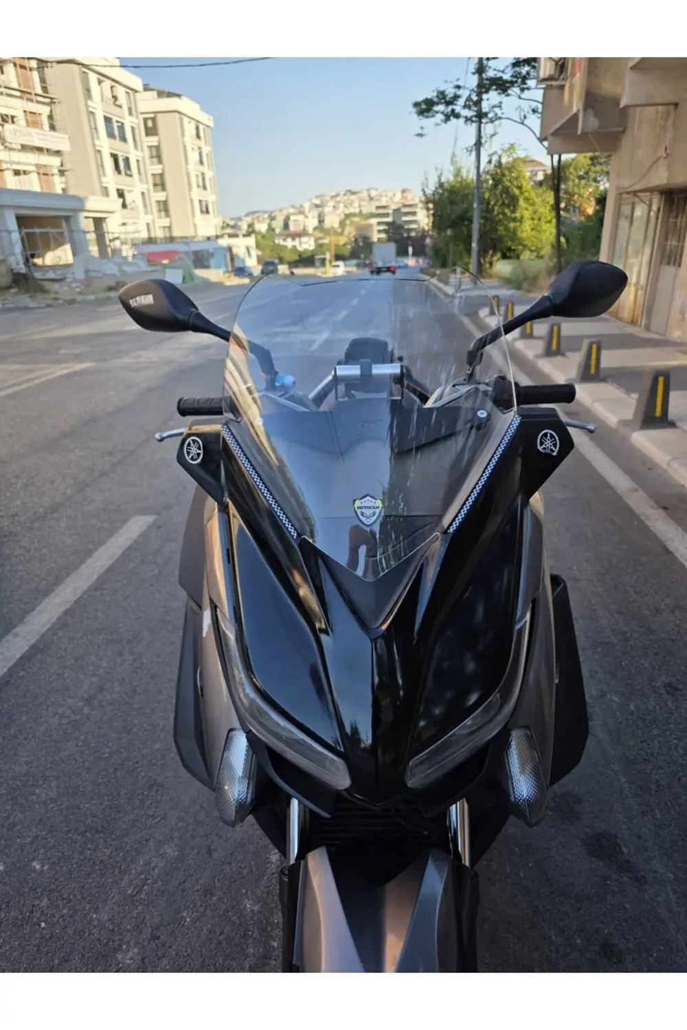 Yamaha Xmax Ön Cam 2014-2017 Model 36cm Şeffaf Renkli 4mm SPORTİF