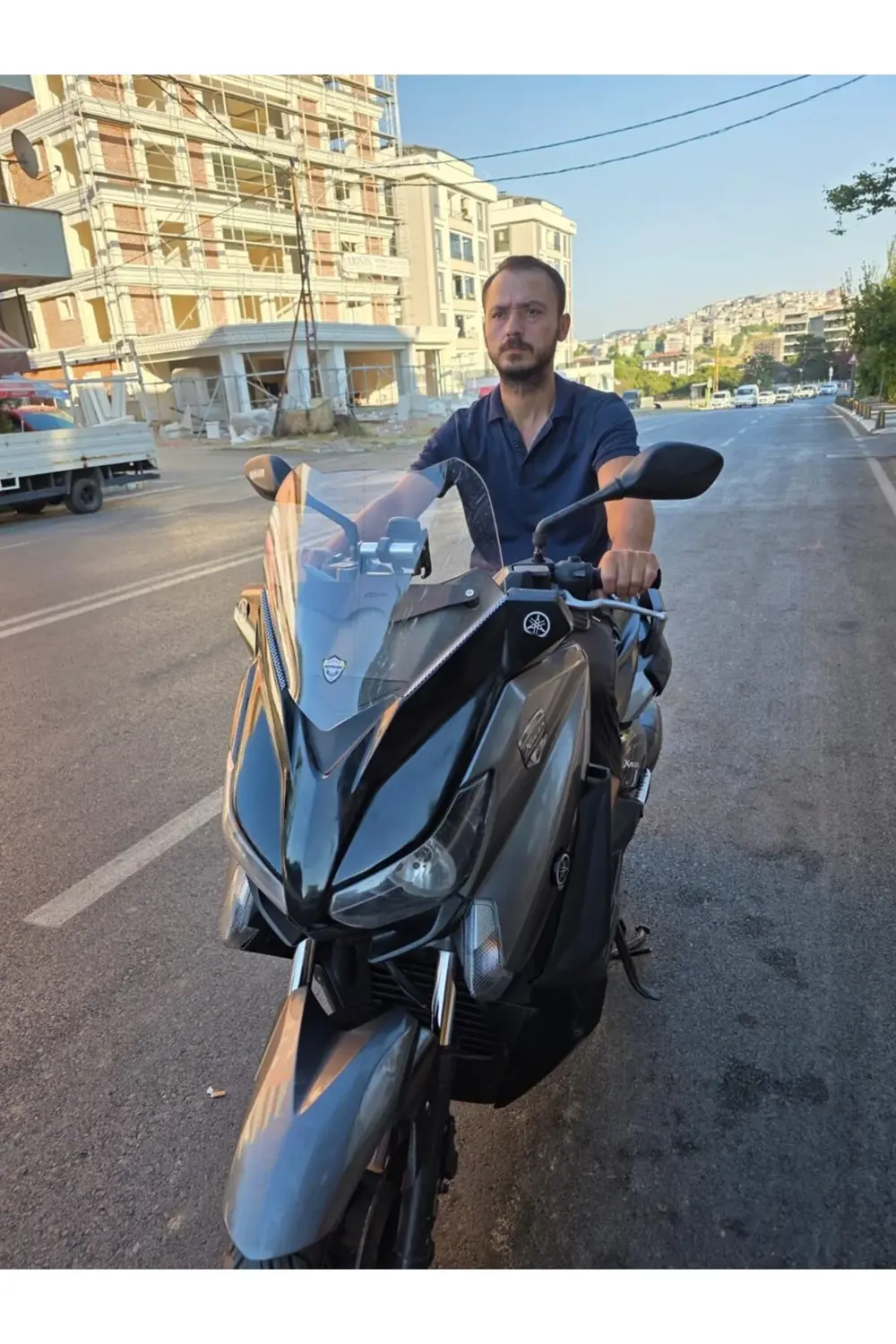 Yamaha Xmax Ön Cam 2014-2017 Model 36cm Şeffaf Renkli 4mm SPORTİF