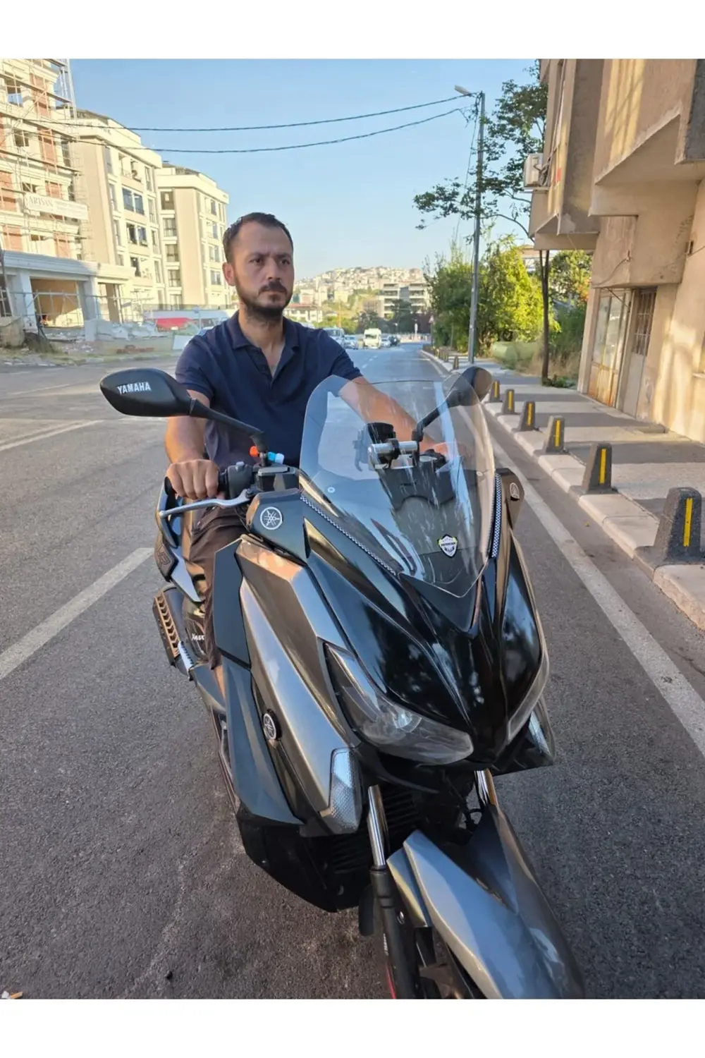 Yamaha Xmax Ön Cam 2014-2017 Model 36cm Şeffaf Renkli 4mm SPORTİF