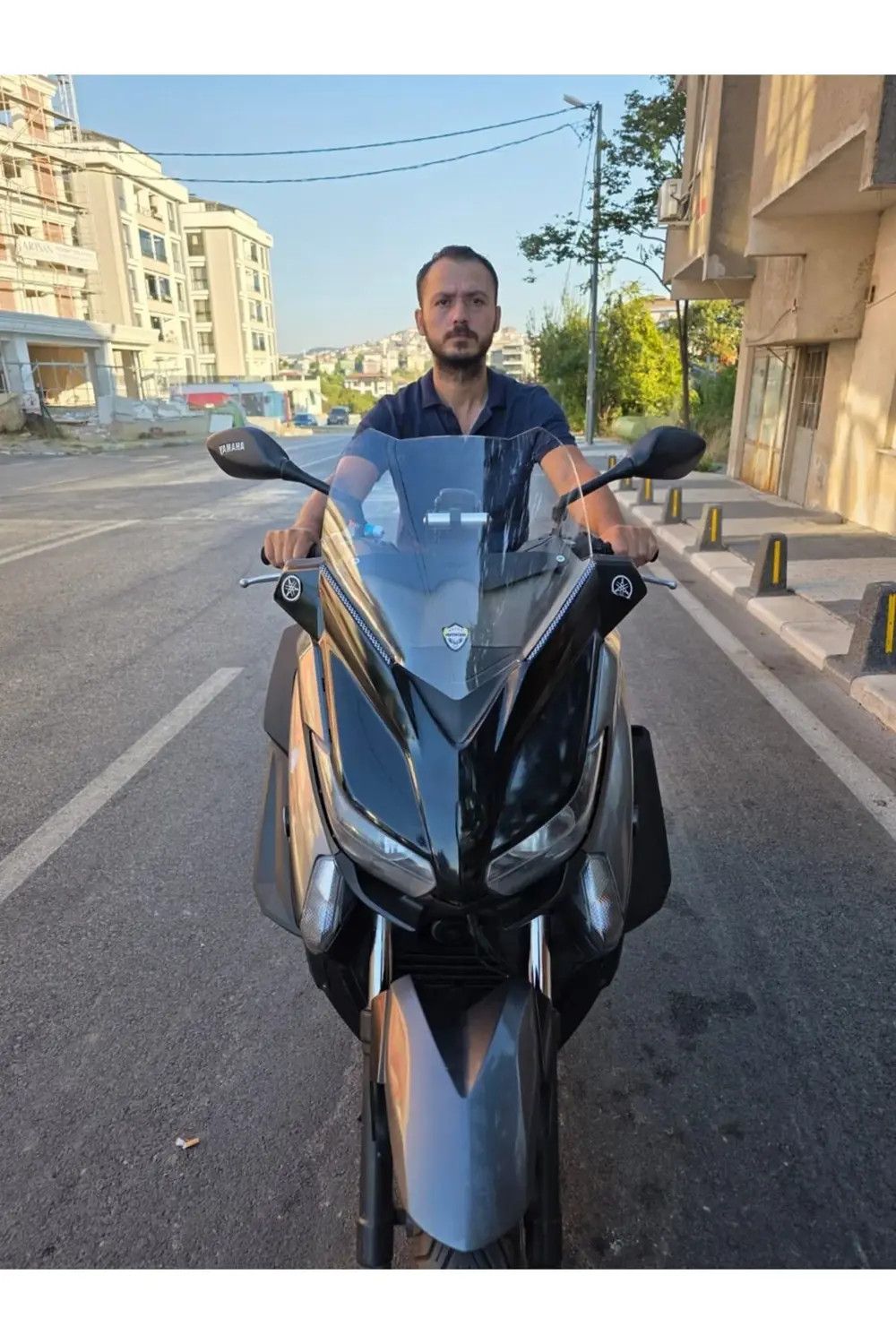 Yamaha Xmax Ön Cam 2014-2017 Model 36cm Şeffaf Renkli 4mm SPORTİF