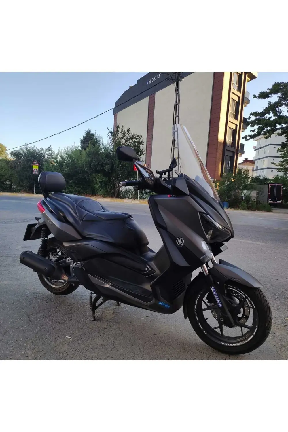 Yamaha Xmax Ön Cam 2014 2017 Model 58cm Şeffaf Renkli 4mm
