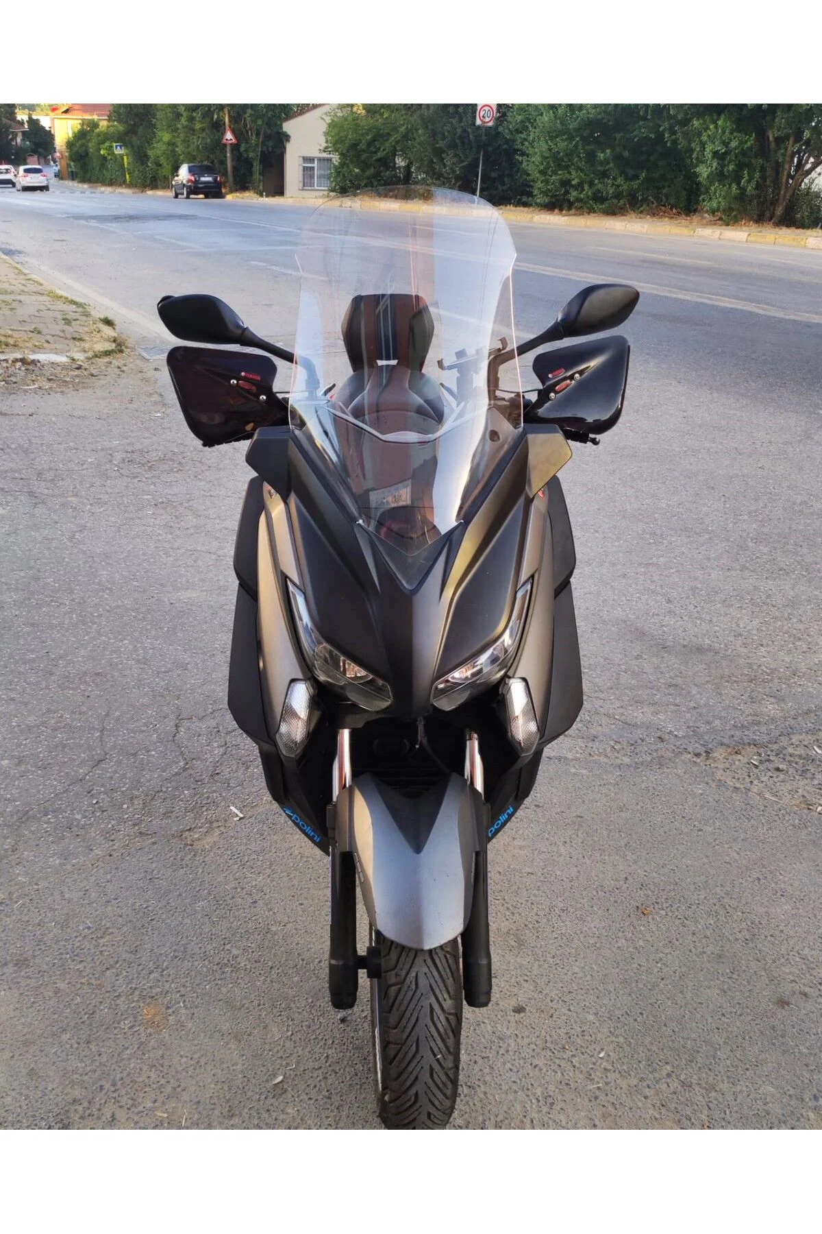 Yamaha Xmax Ön Cam 2014-2017 Model 58cm Şeffaf Renkli 4mm