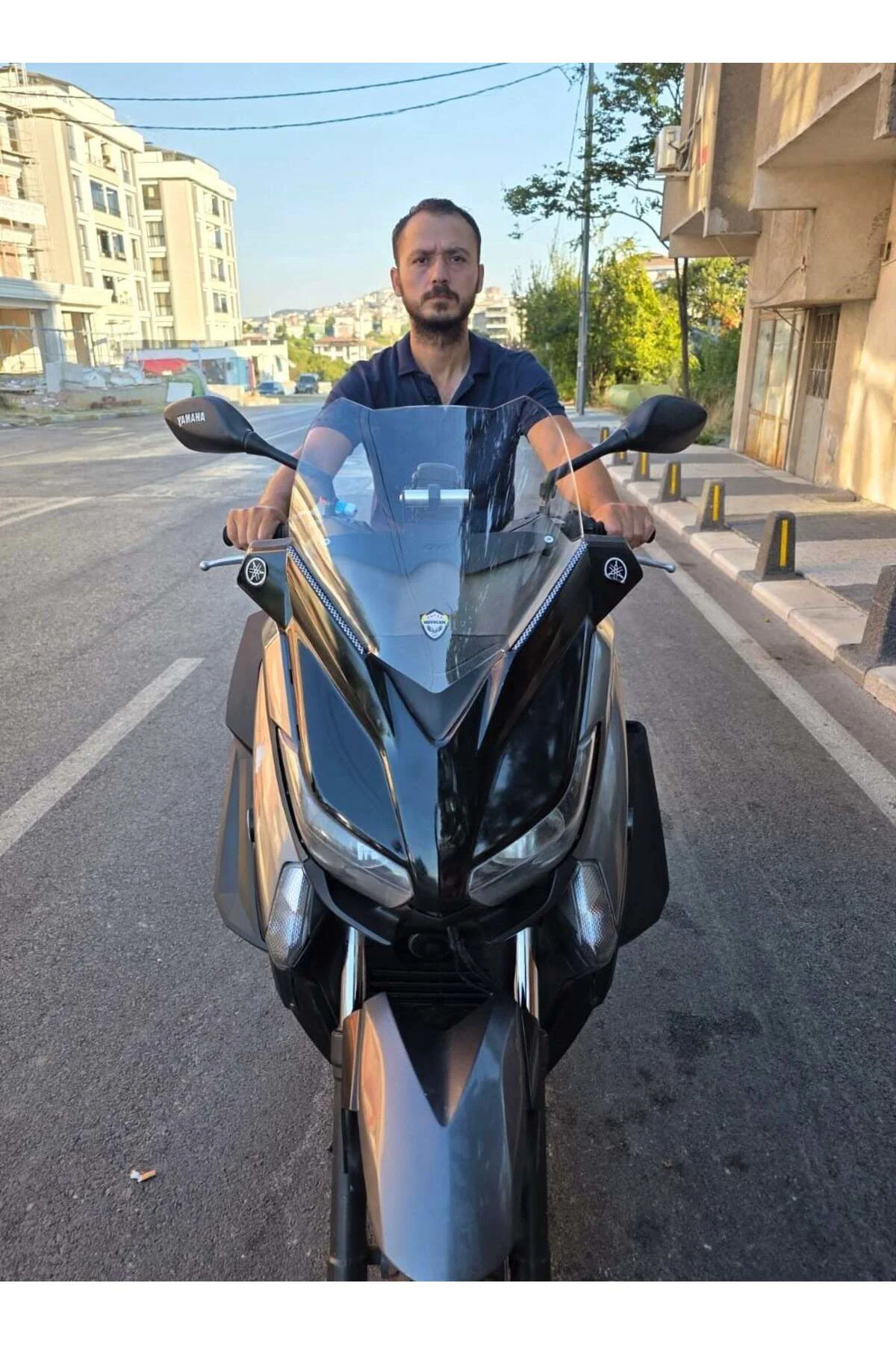 Yamaha Xmax Ön Cam 2014-2017 Model 36cm Şeffaf Renkli 4mm SPORTİF