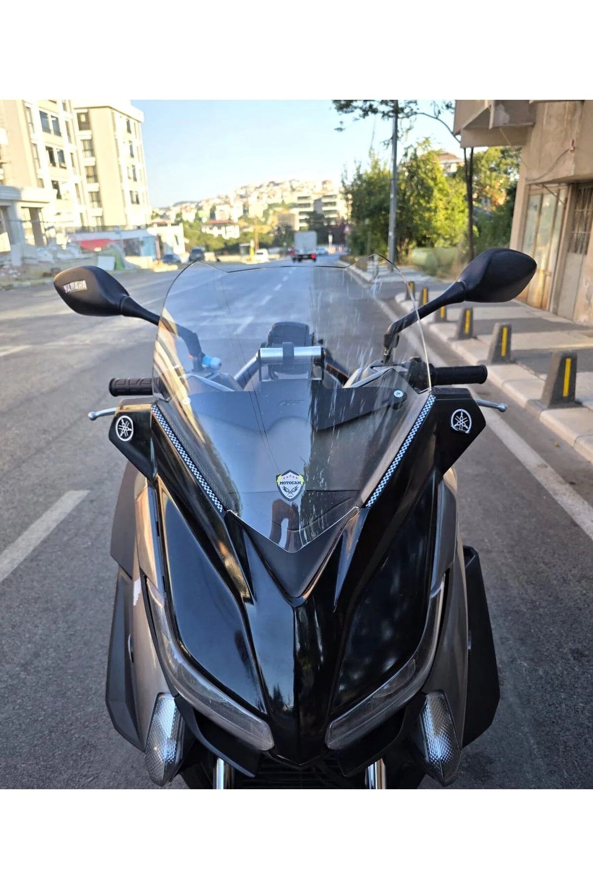Yamaha Xmax Ön Cam 2014-2017 Model 36cm Şeffaf Renkli 4mm SPORTİF