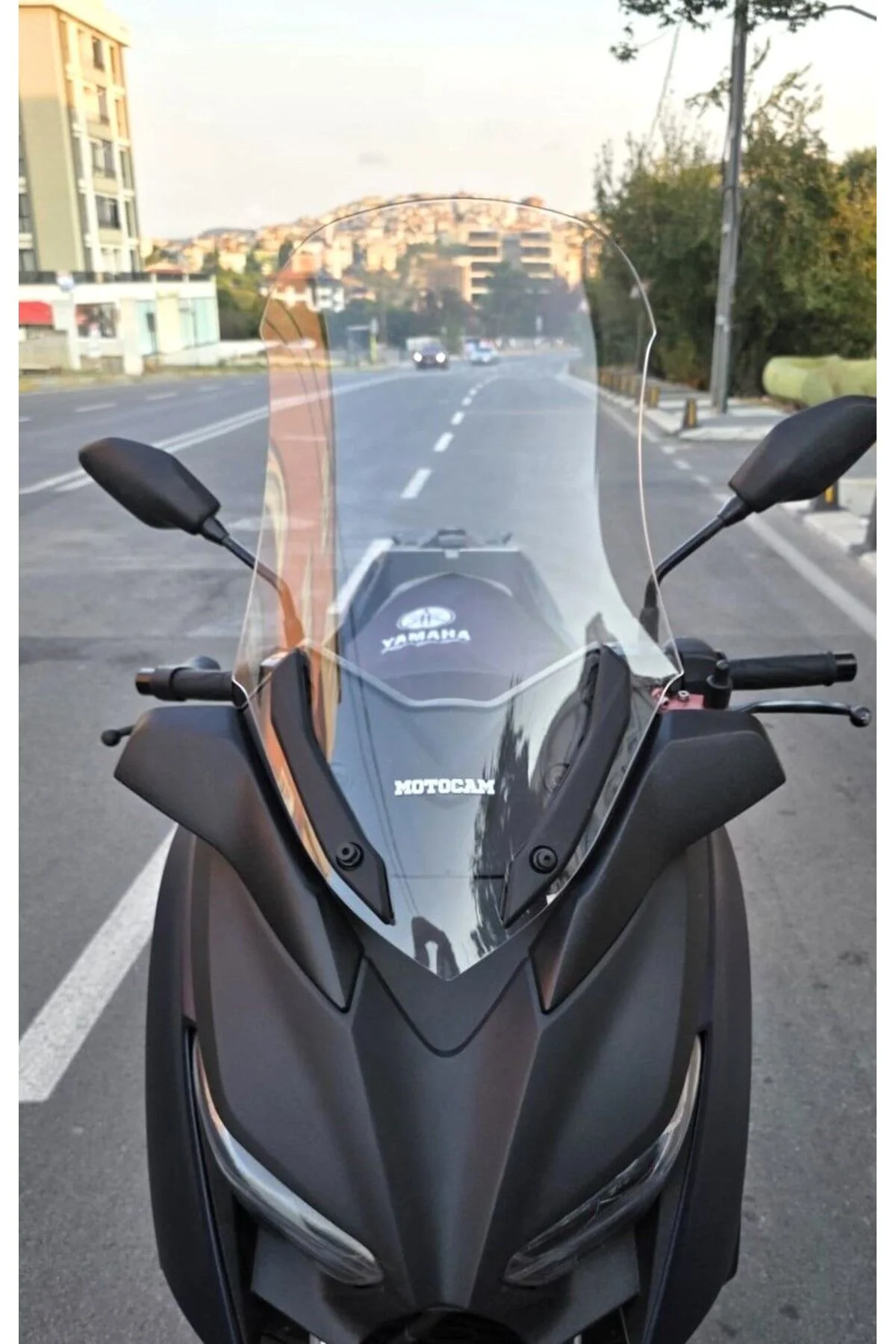 Yamaha Xmax Ön Cam 2018-2022 Model 65cm Şeffaf Renkli 4mm