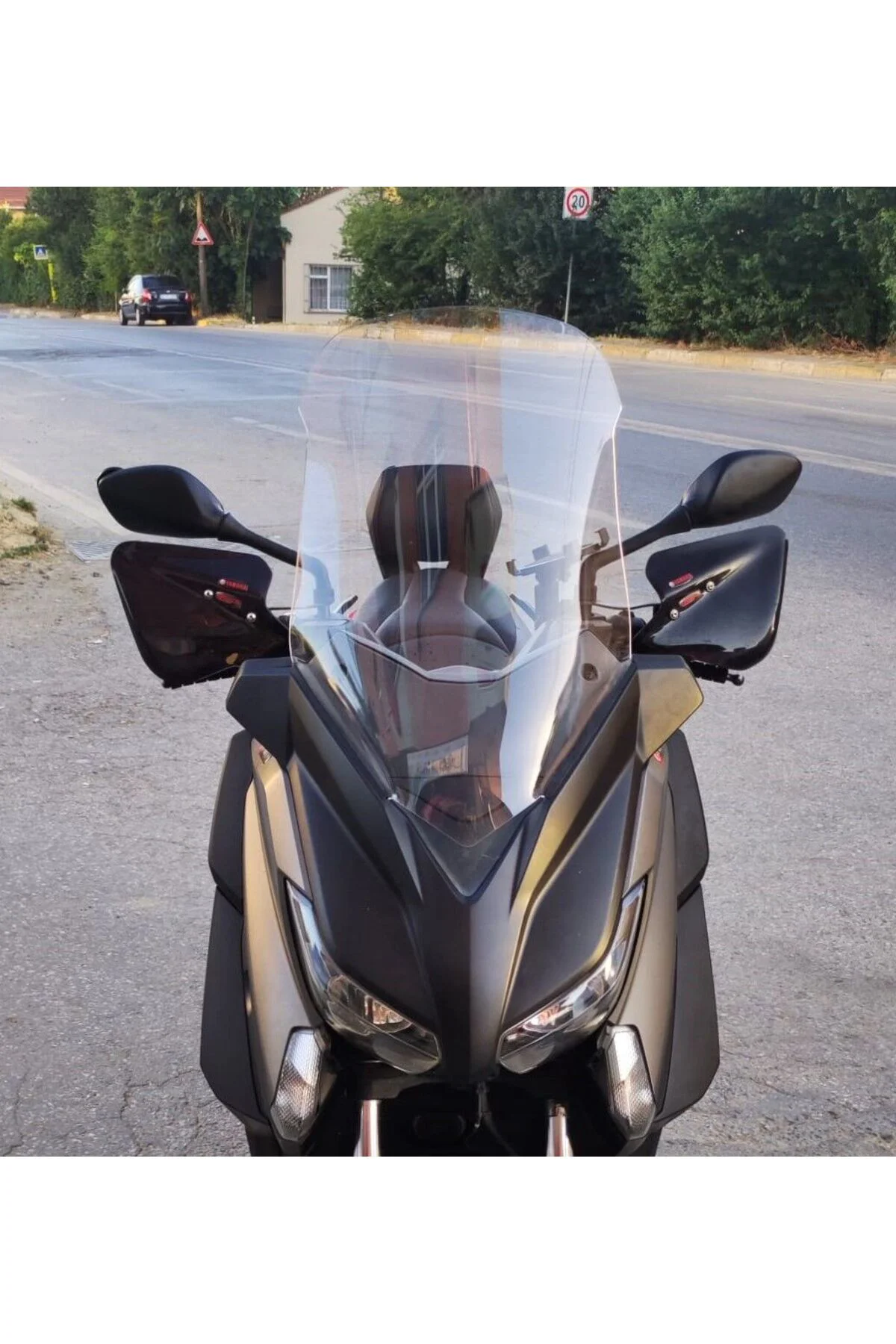 Yamaha Xmax Ön Cam 2014-2017 Model 58cm Şeffaf Renkli 4mm