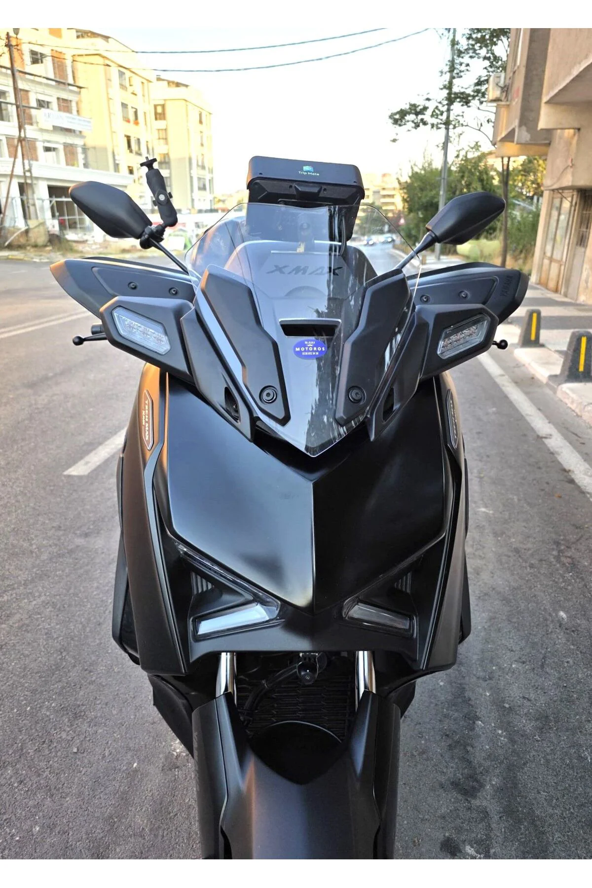 Yamaha Xmax Ön Cam 2023-2026 Model 36cm Şeffaf Renkli 4mm SPORTİF