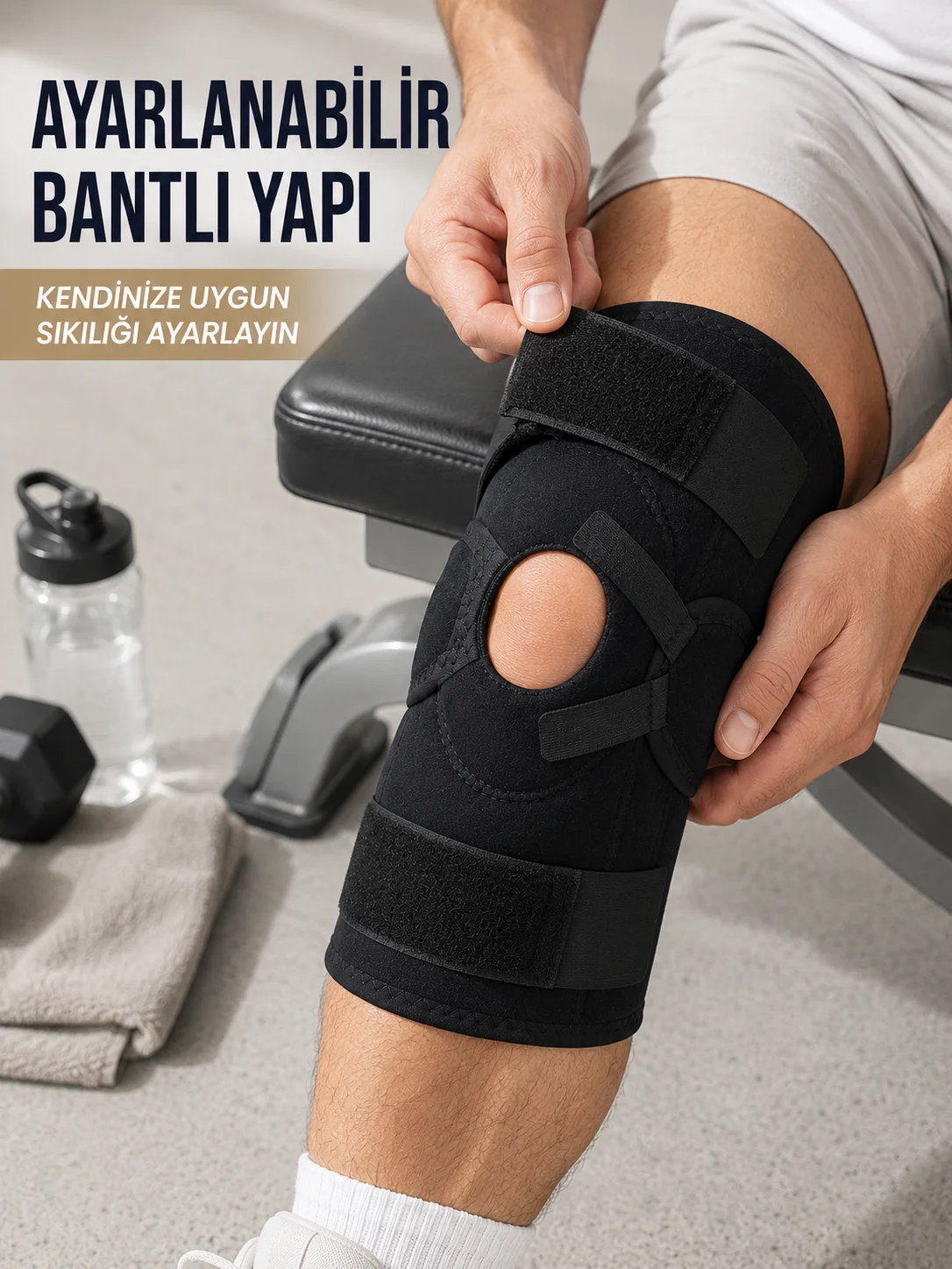 Yan Destekli Ligamentli Dizlik Açık Patella Ayarlanabilir Spor ve Günlük Kullanım Fiyatı, Yorumları ve Özellikleri