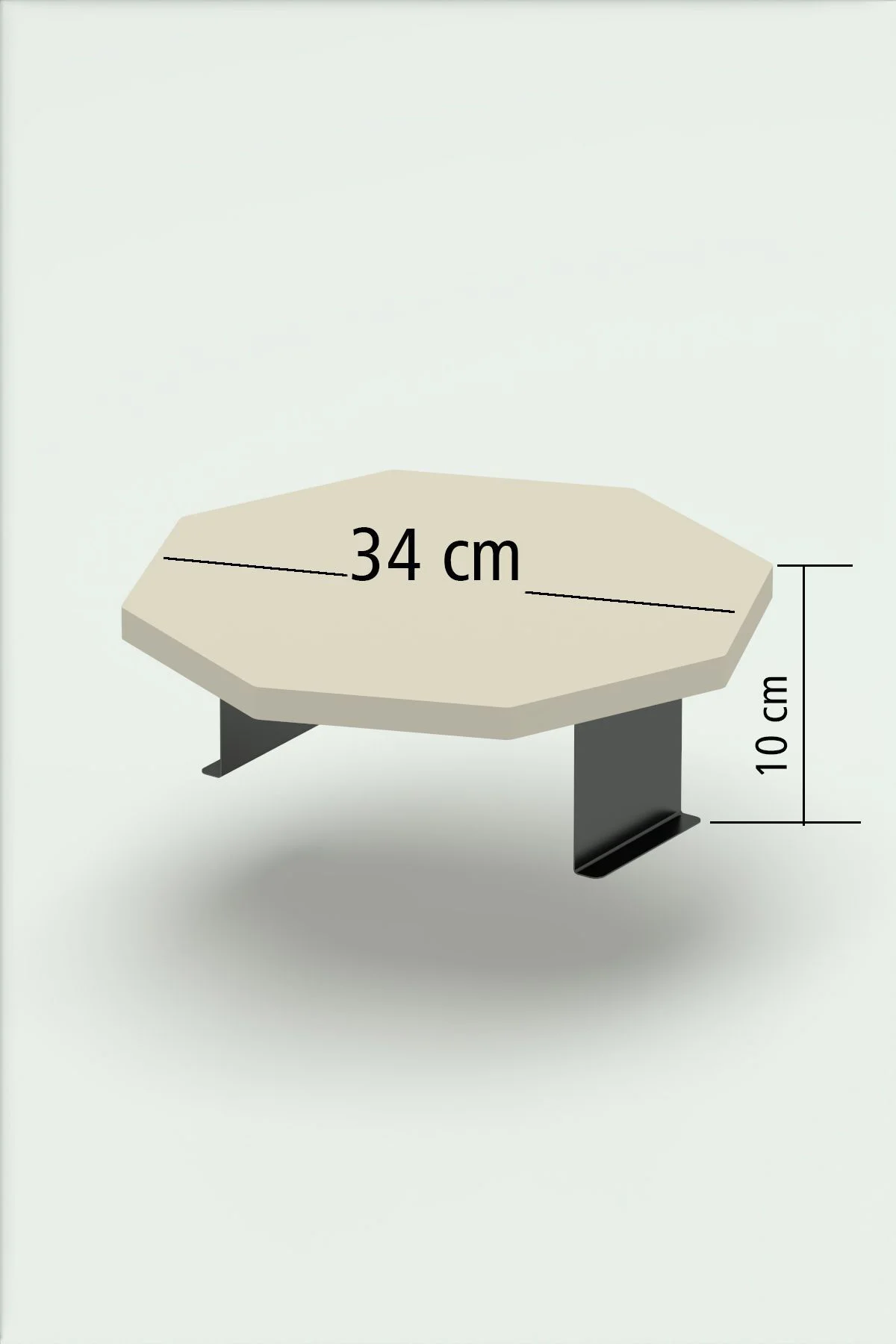 Yan Sehpa Ayarlanabilir Tepsi Dekoratif Modern Tepsi SEKİZGEN Kre
