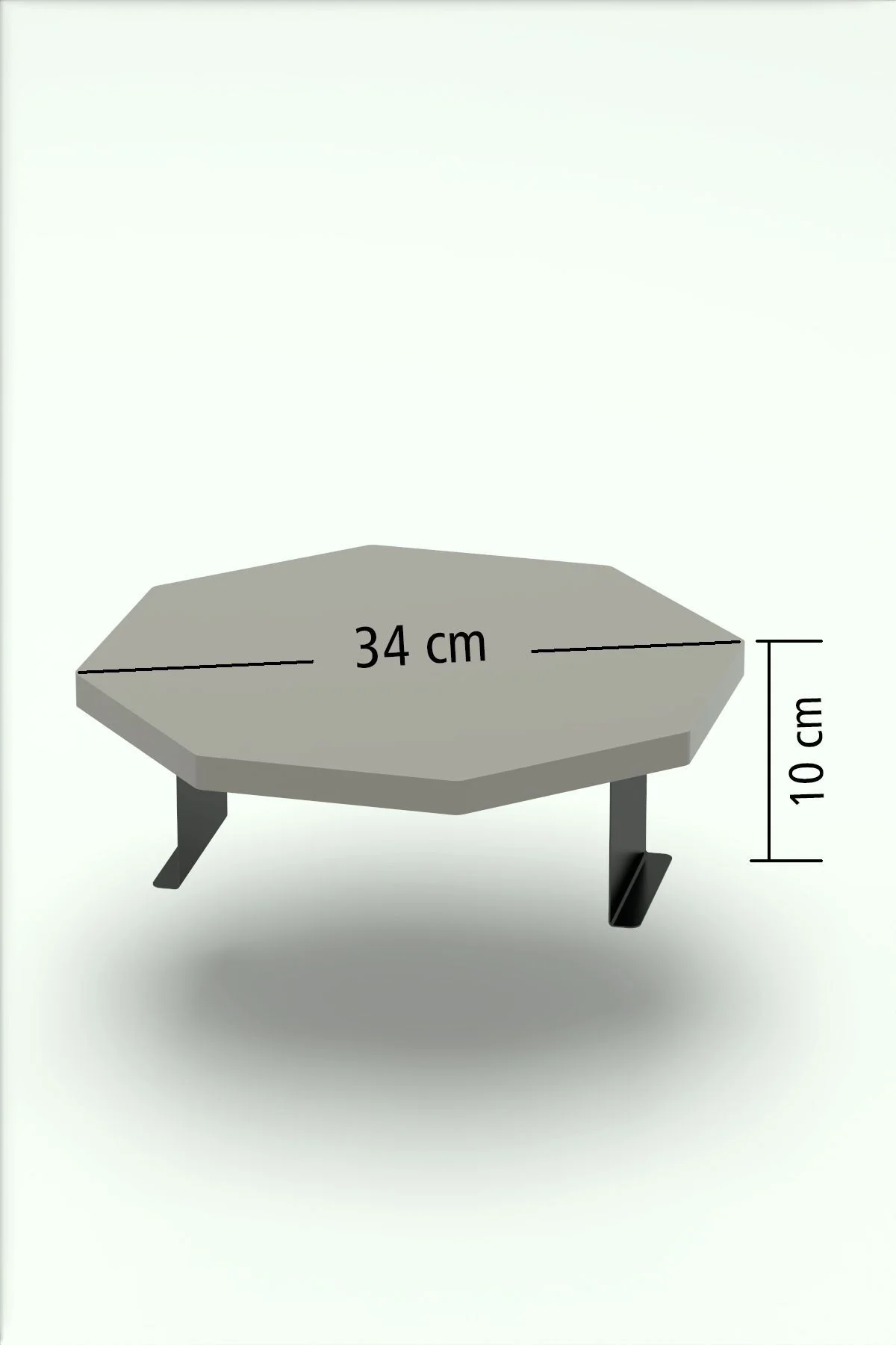 Yan Sehpa Ayarlanabilir Tepsi Dekoratif Modern Tepsi SEKİZGEN Ben