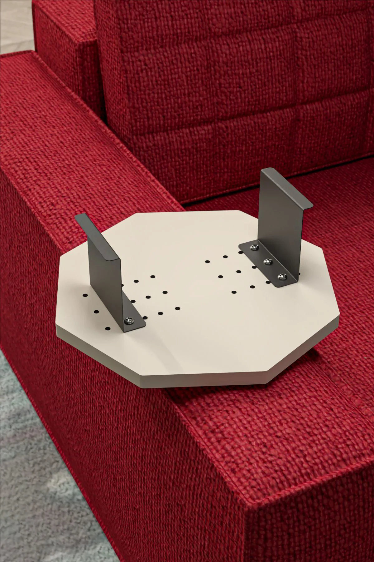 Yan Sehpa Ayarlanabilir Tepsi Dekoratif Modern Tepsi SEKİZGEN Kre