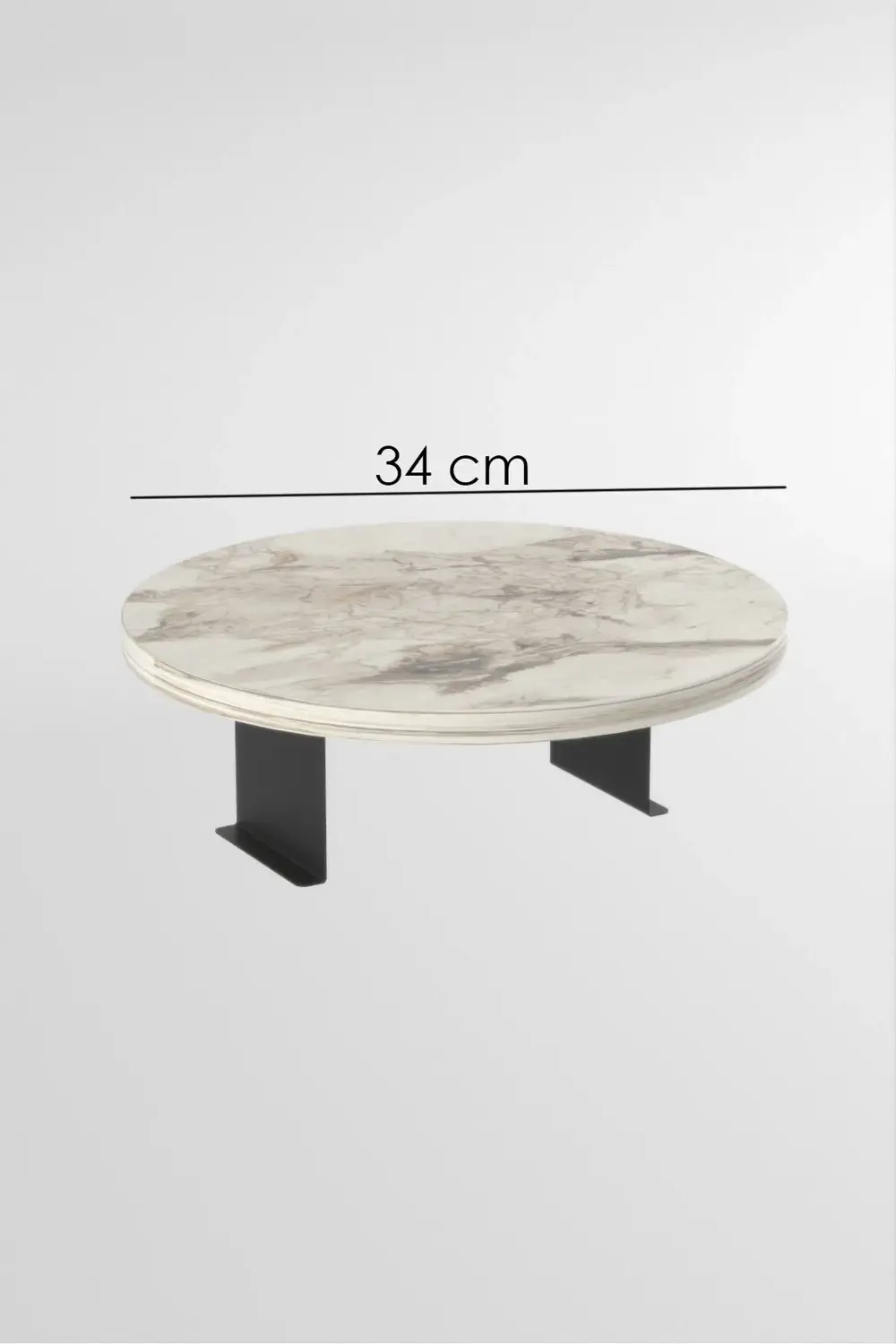 Yan Sehpa Ayarlanabilir Tepsi Dekoratif Modern Tepsi Efes