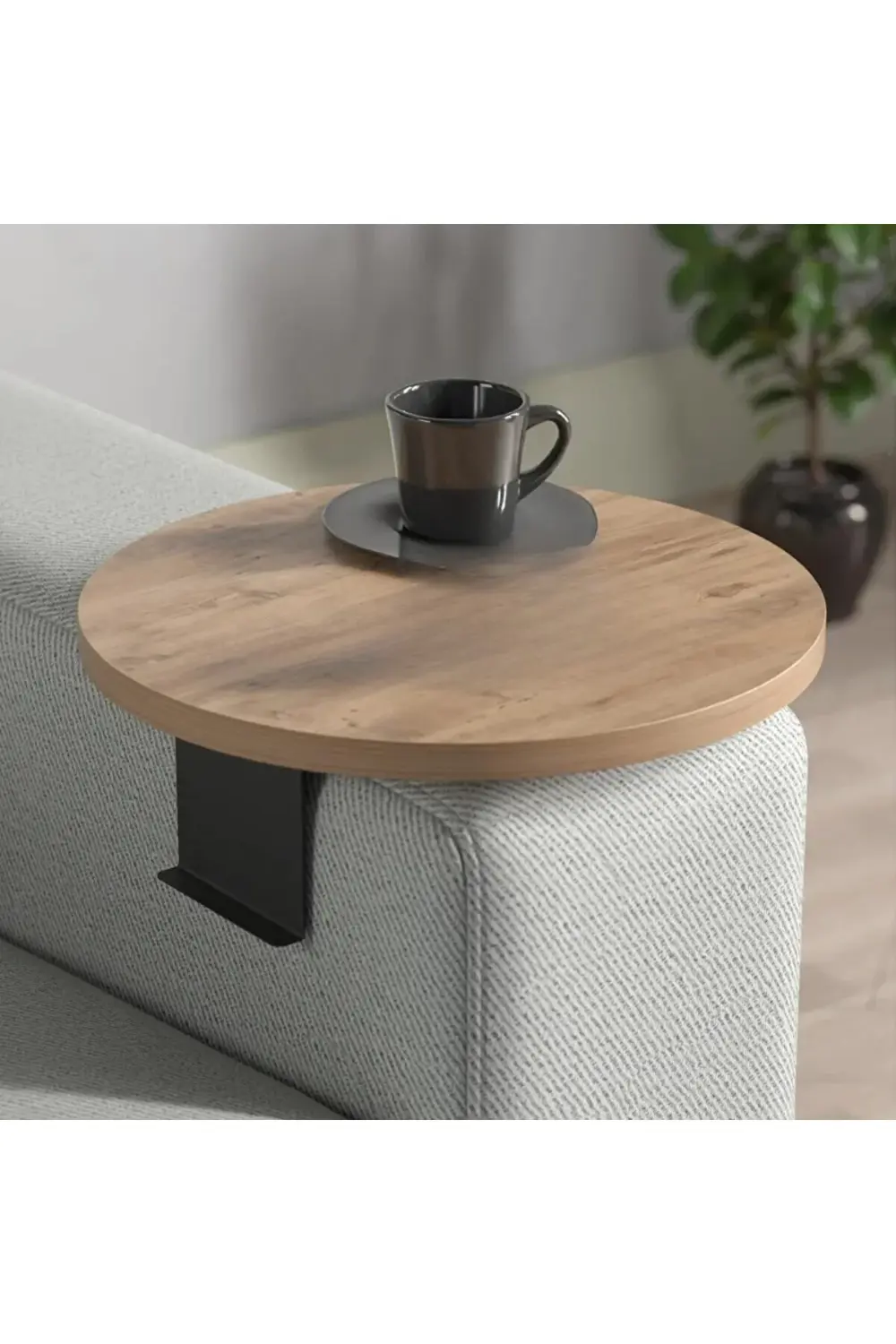 Yan Sehpa Ayarlanabilir Tepsi Dekoratif Modern Tepsi GORDİON