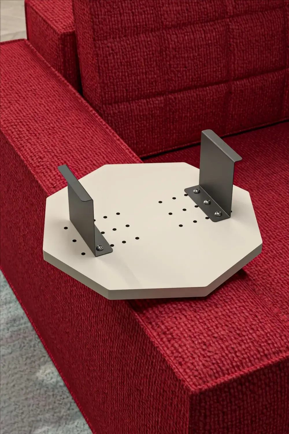 Yan Sehpa Ayarlanabilir Tepsi Dekoratif Modern Tepsi SEKİZGEN Kre