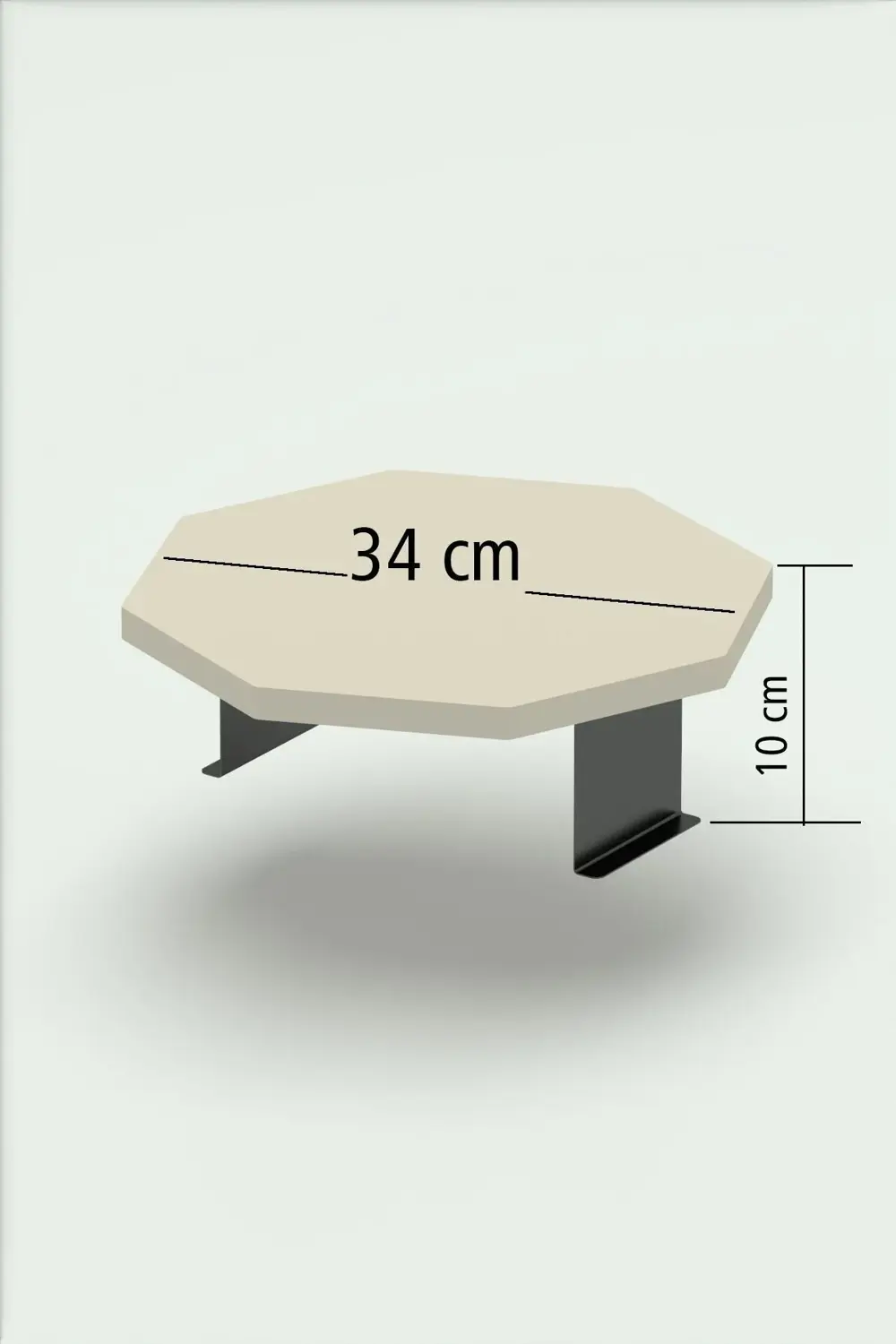 Yan Sehpa Ayarlanabilir Tepsi Dekoratif Modern Tepsi SEKİZGEN Kre