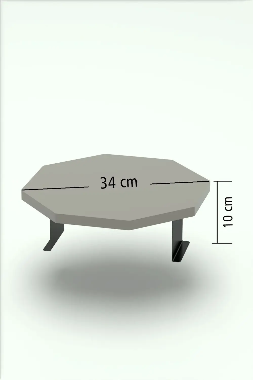 Yan Sehpa Ayarlanabilir Tepsi Dekoratif Modern Tepsi SEKİZGEN Ben