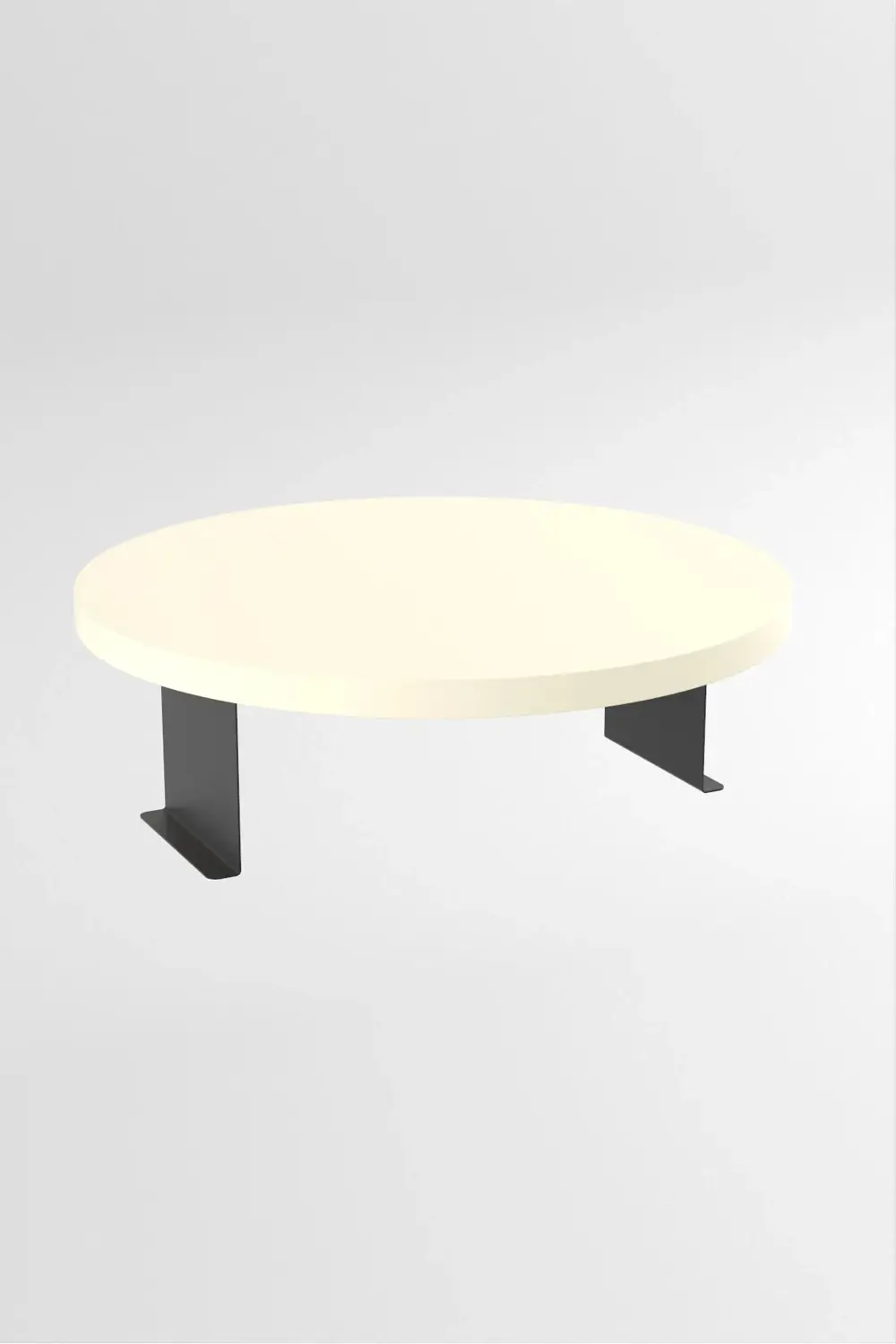 Yan Sehpa Ayarlanabilir Tepsi Dekoratif Modern Tepsi Krem