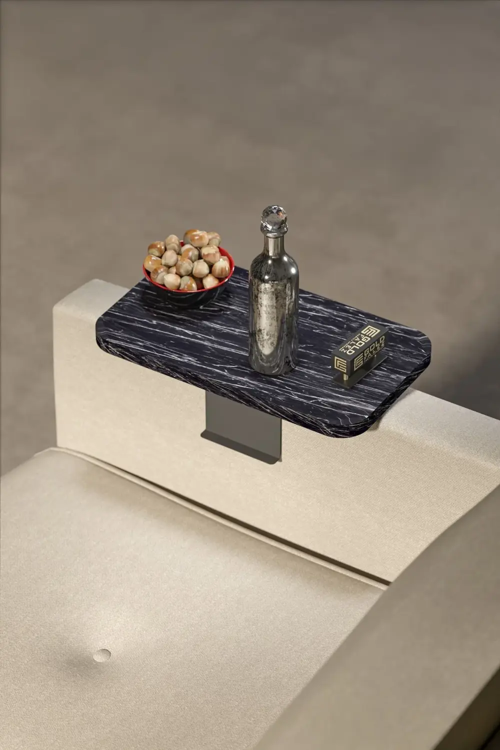 Yan Sehpa Ayarlanabilir Tepsi DİKDÖRTGEN Dekoratif Modern Yatay D