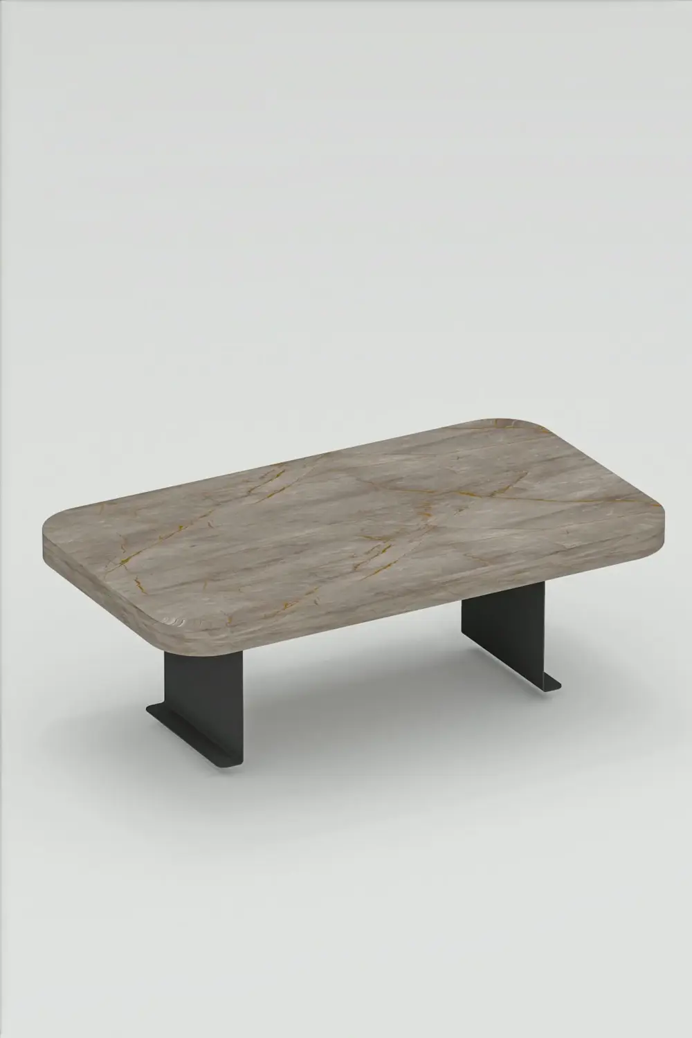 Yan Sehpa Ayarlanabilir Tepsi DİKDÖRTGEN Dekoratif Modern Yatay D