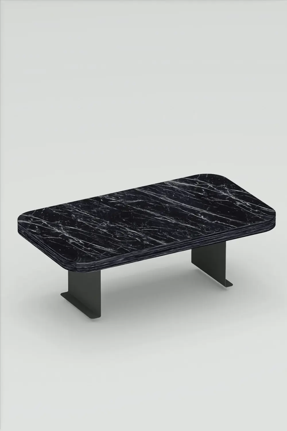 Yan Sehpa Ayarlanabilir Tepsi DİKDÖRTGEN Dekoratif Modern Yatay D