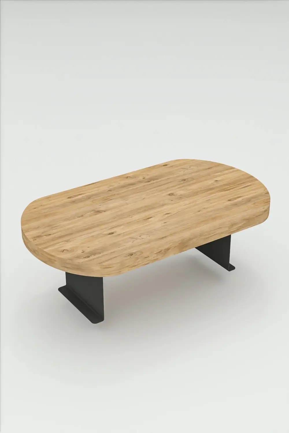 Yan Sehpa Ayarlanabilir Tepsi OVAL Dekoratif Modern Yatay Dikey K