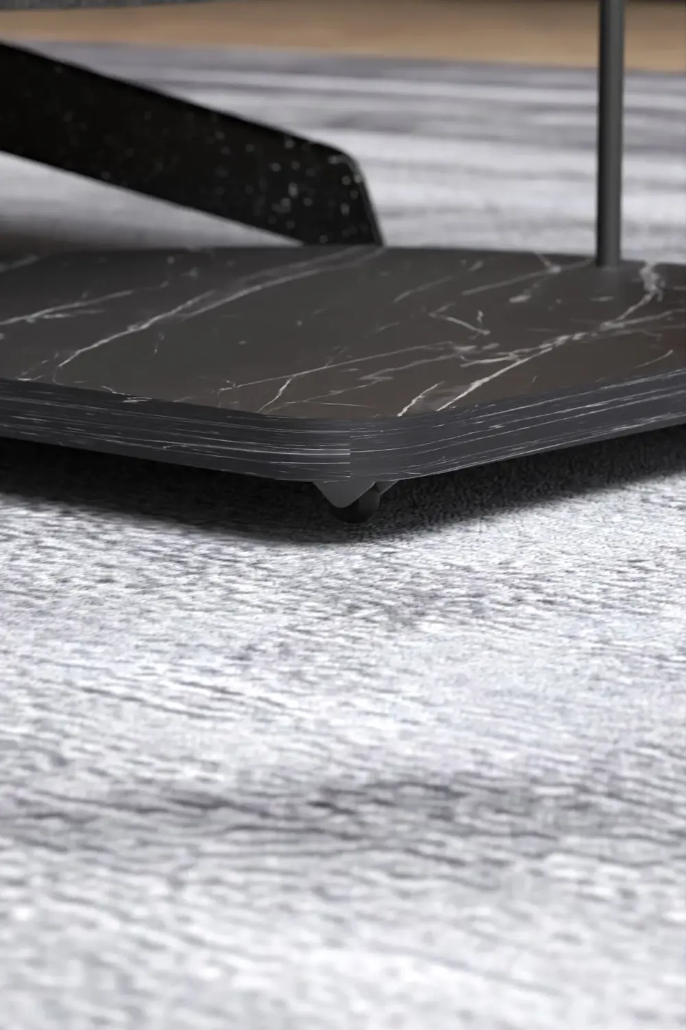 Yan Sehpa Tekerlekli Servis Sehpası HND Oval Bendir