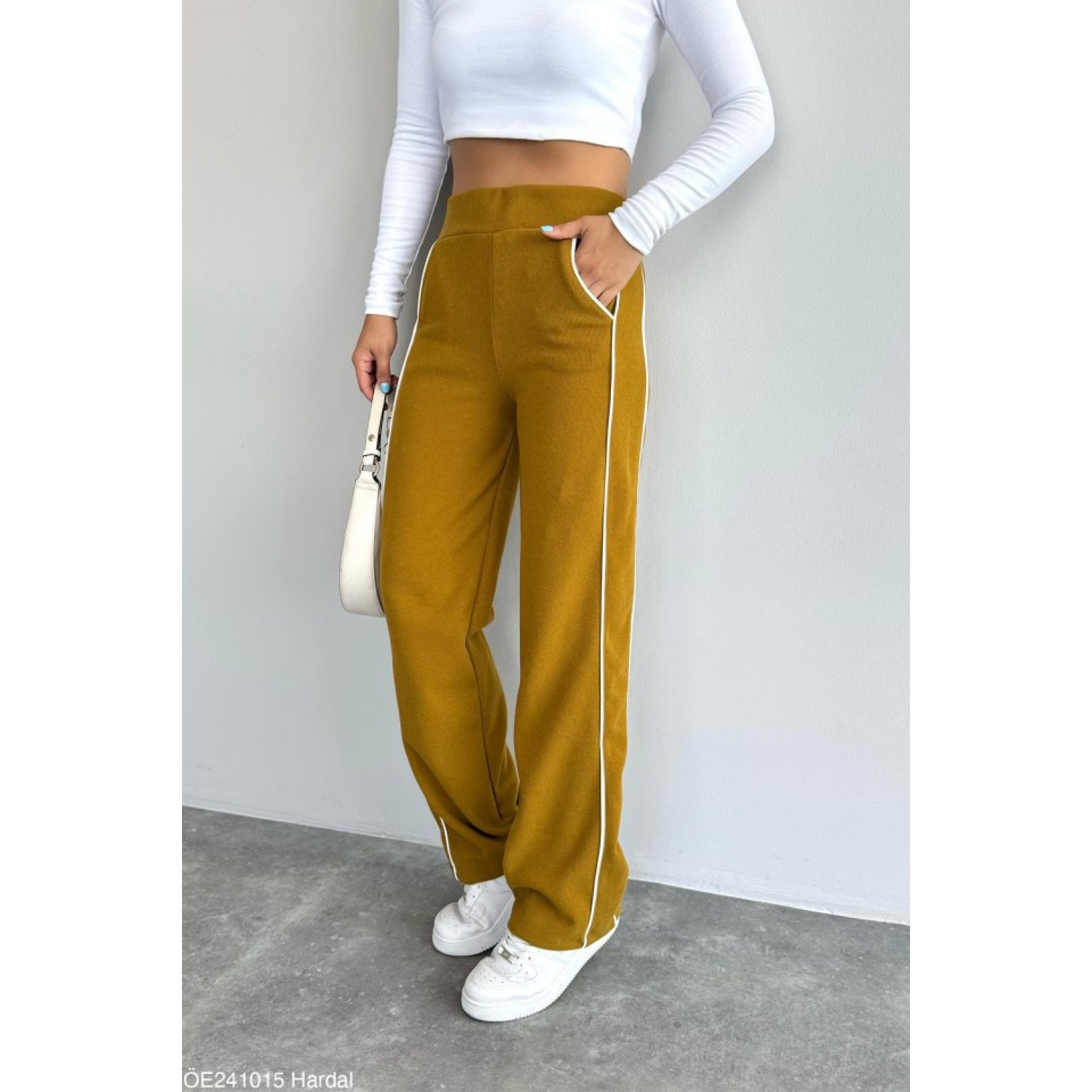 Yandan Şeritli - Hardal Yandan Şeritli - Hardal