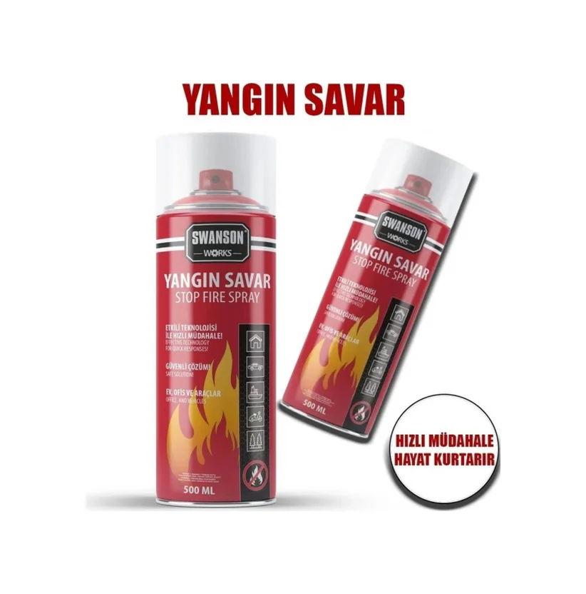 Yangın Savar Tüpü Sprey
