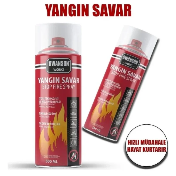 Yangın Savar Tüpü Sprey Fiyatı, Yorumları ve Özellikleri