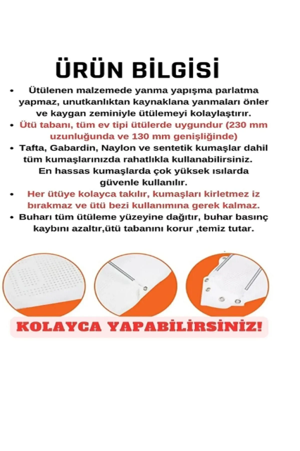 Yanma Önleyici Teflon Ev Tipi Ütü Altlığı Ütü Tabanı koruyucu Yanma Önleyici Teflon Ev Tipi Ütü Altlığı Ütü Tabanı koruyucu
