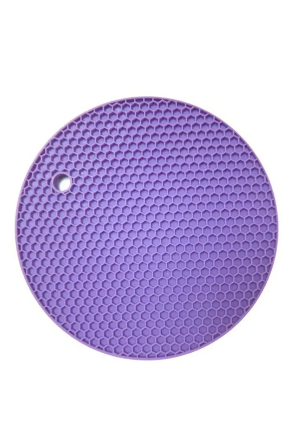 Yanmaz Yapışmaz Yuvarlak Altıgen Desenli Silikon Nihale Tencere D