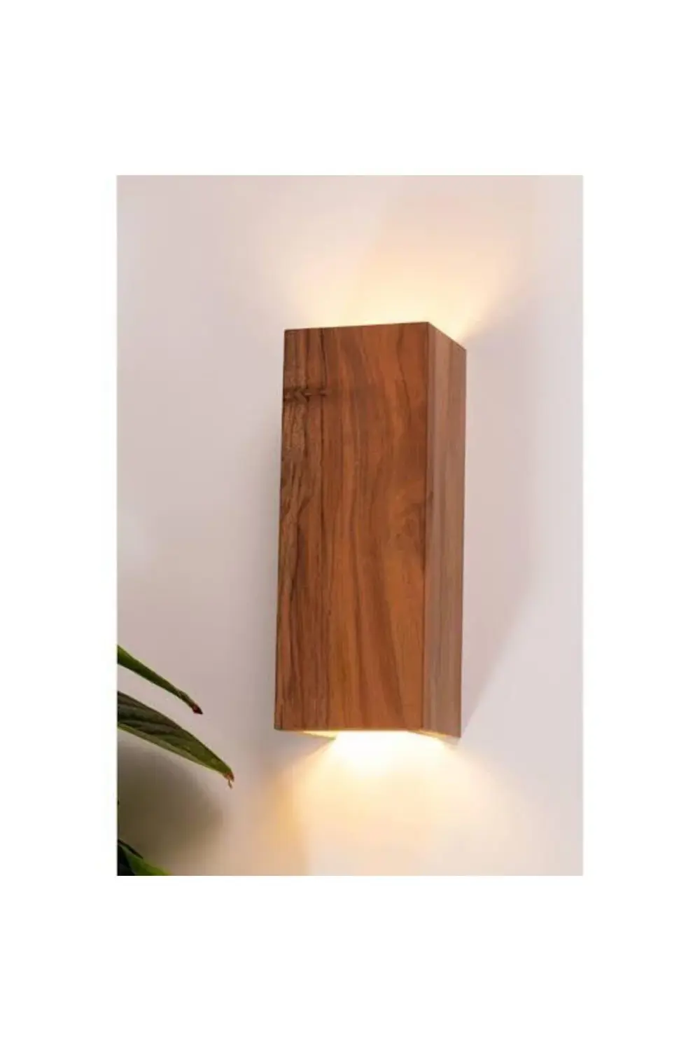 Yansıtma Tasarımlı Çift Yön Ahşap Duvar Aplik