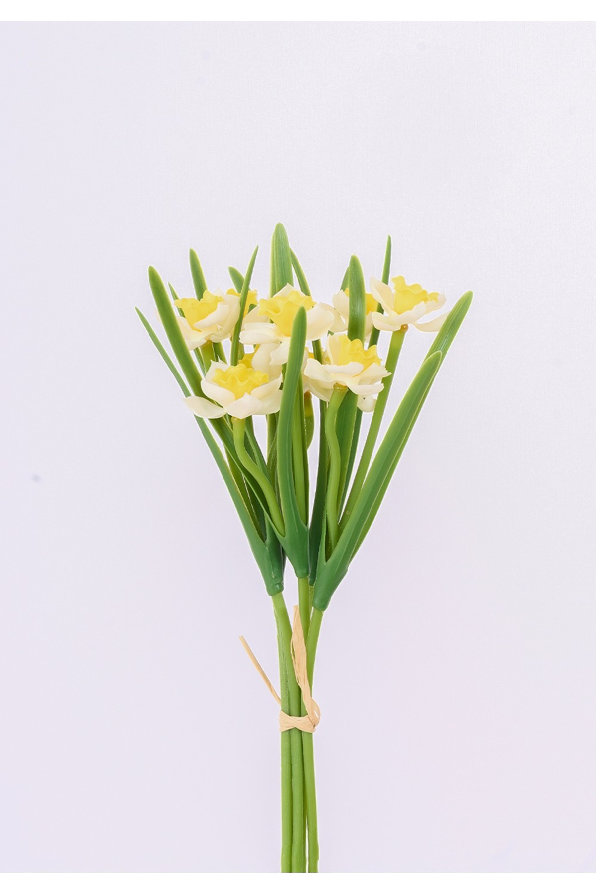 Yapay Beyaz Nergis Çiçeği 5 Li Demet