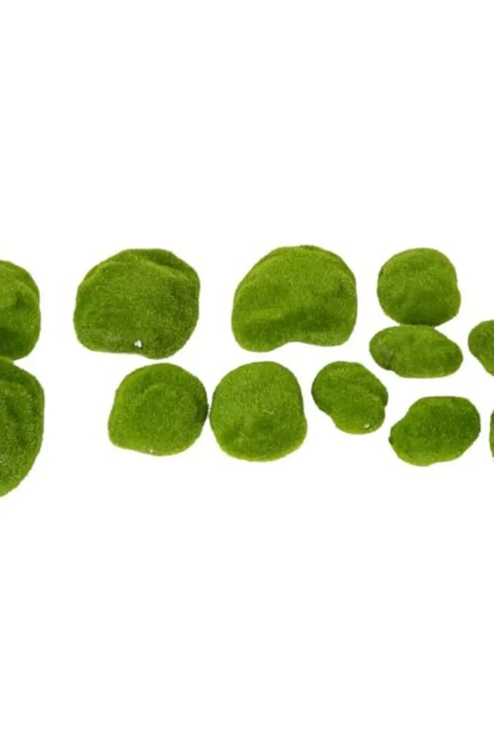 Yapay Bitki Yeşil Yosun Karışık Taş Paketi 890831