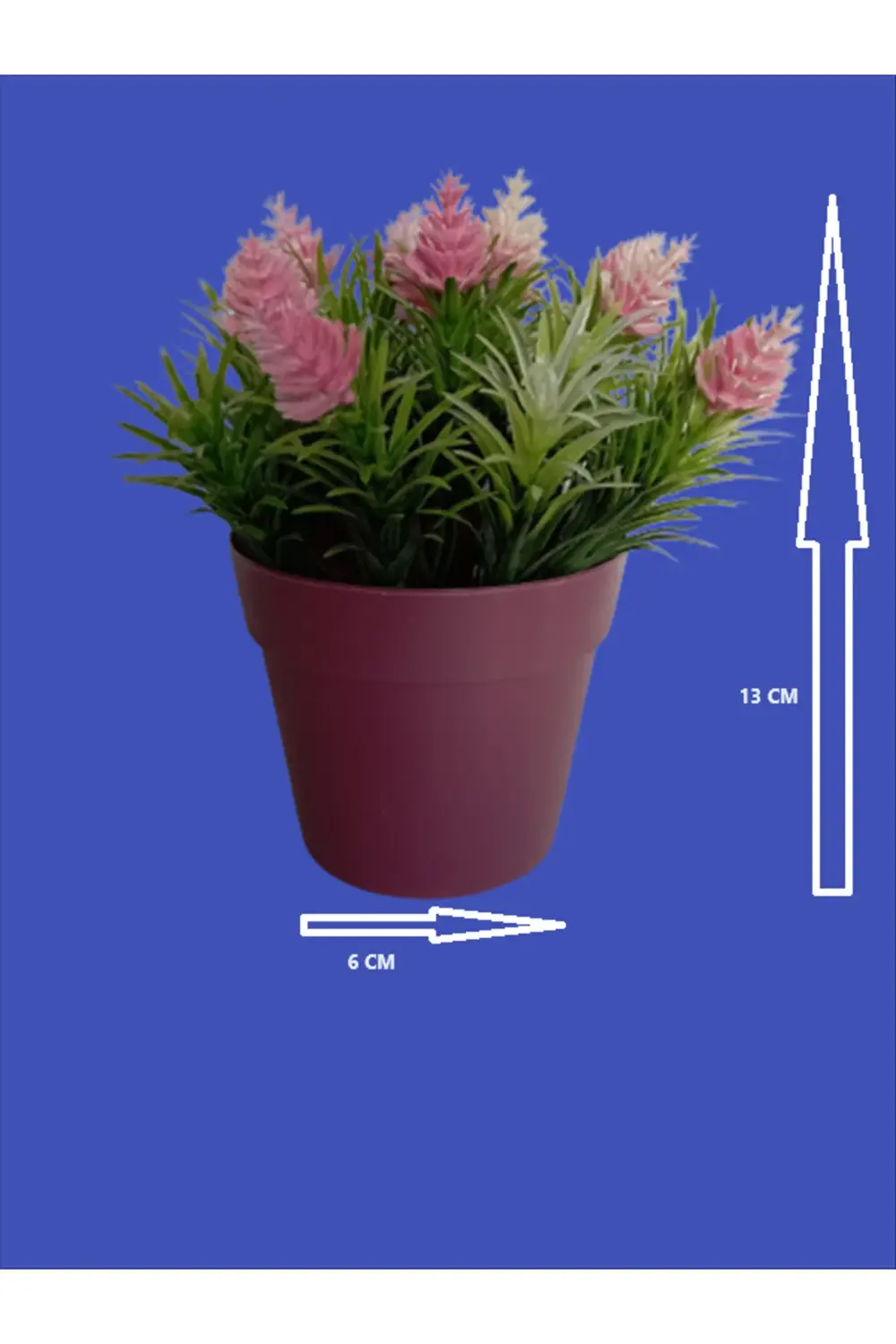 Yapay Çiçek Kozalaklı Boyutları 6 cm X 13 cm