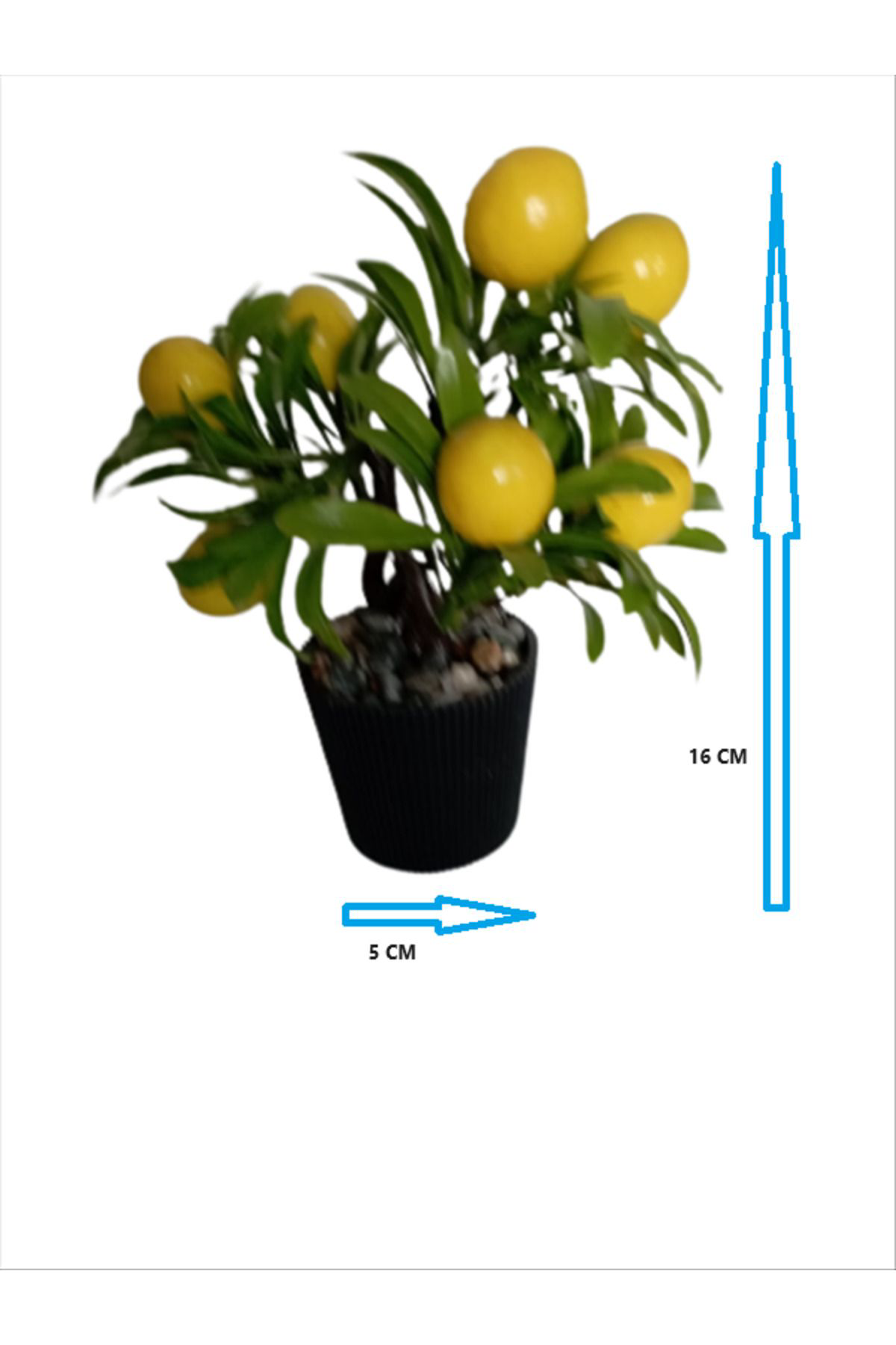 Yapayçiçekhome Yapay Çiçek Meyveli Boyutları 5 Cm X16 Cm