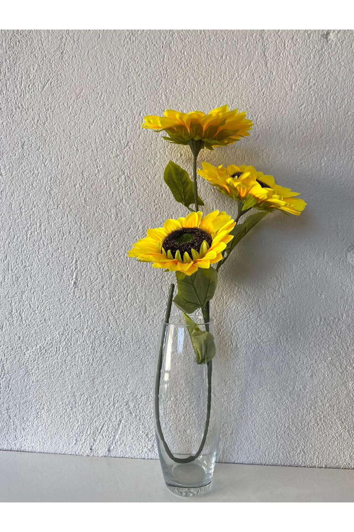 Yapay Dal Ayçiçeği 3 Kafa 85 Cm