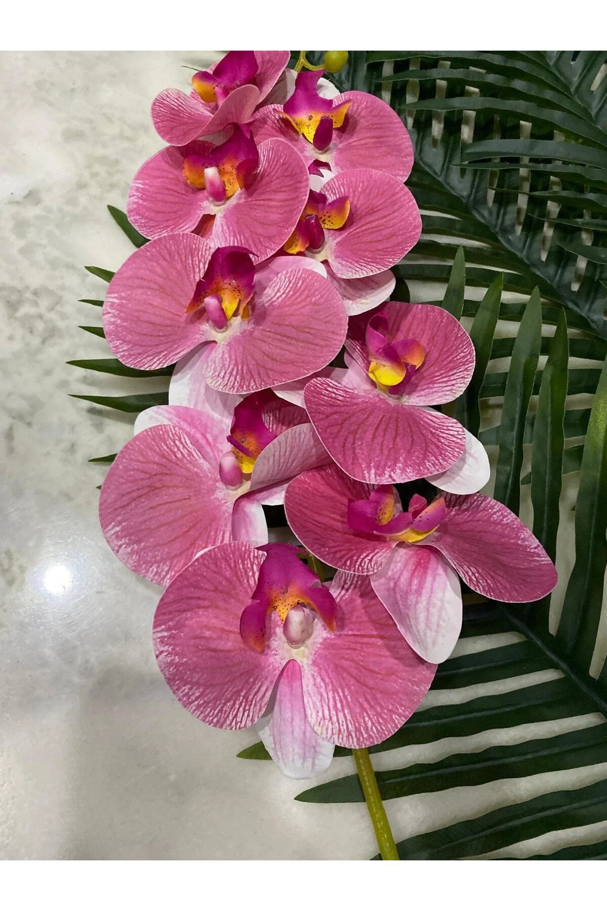Yapay Orkide Tek Dal Pembe 88 Cm Yapay Orkide Tek Dal Pembe 88 Cm - Görsel 2