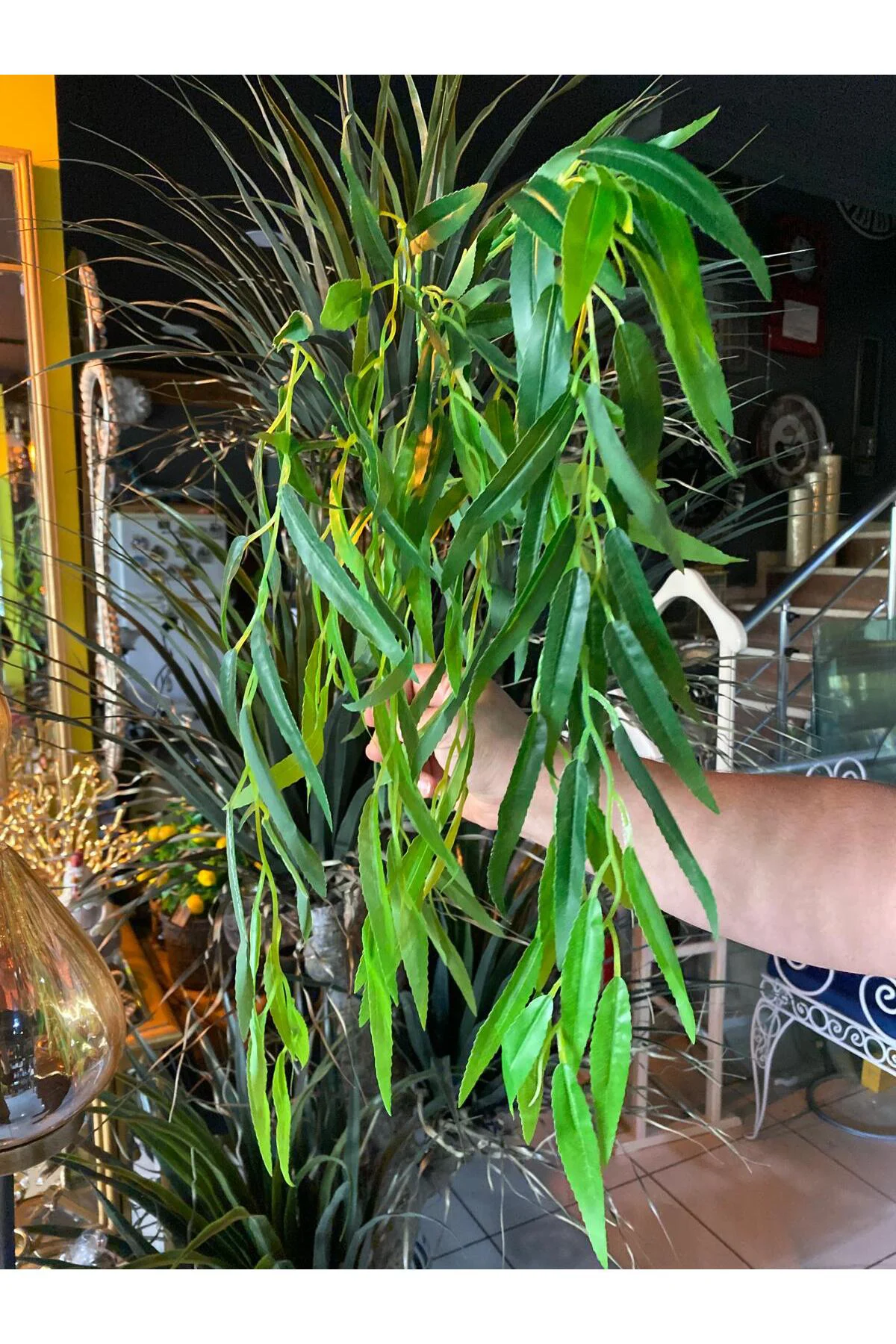 Yapay Sarkan Söğüt Dalı 90 cm Yapay Sarkan Söğüt Dalı 90 cm - Görsel 2