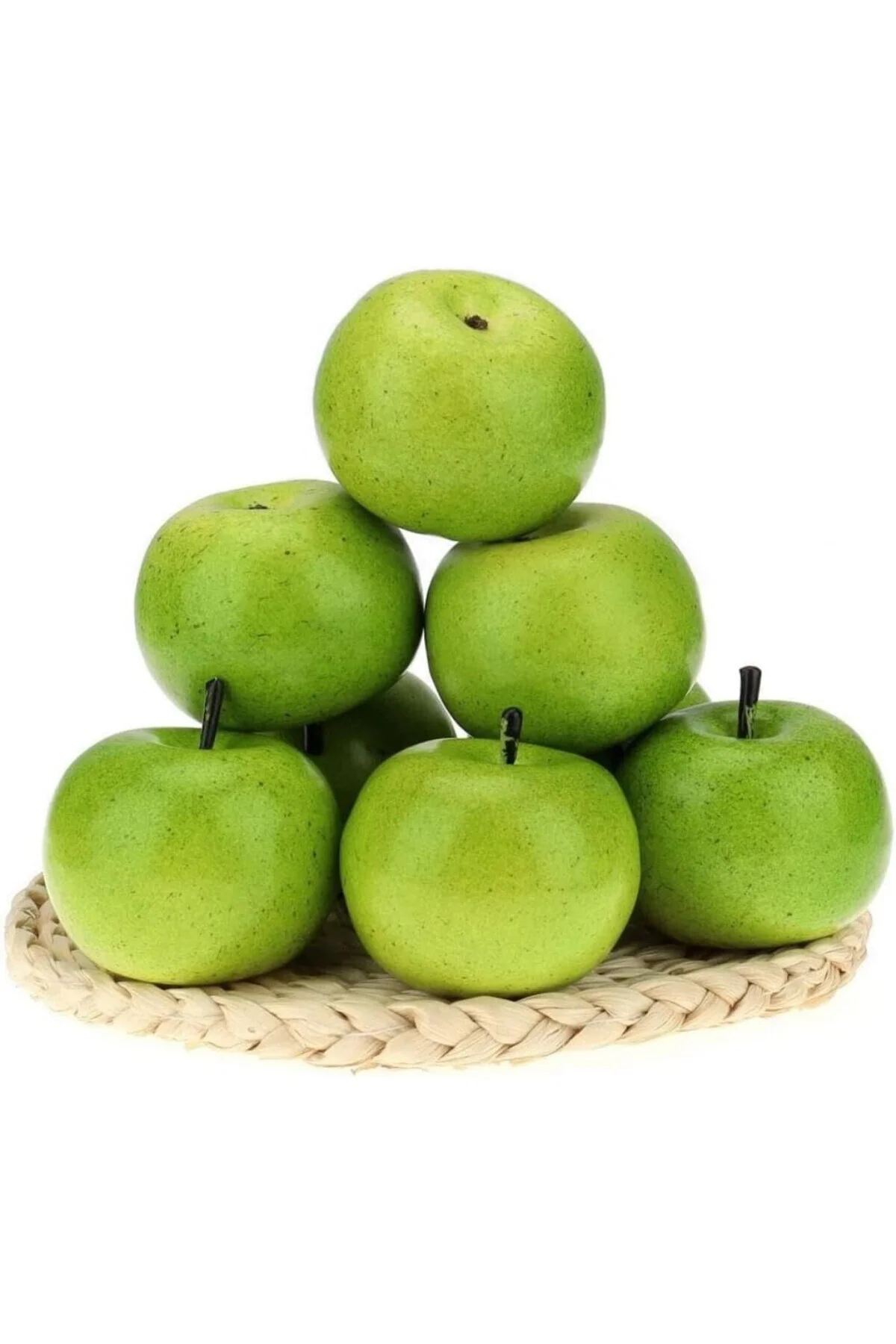 Yapay YEŞİL ELMA 6 lı Paket Yapay Meyve