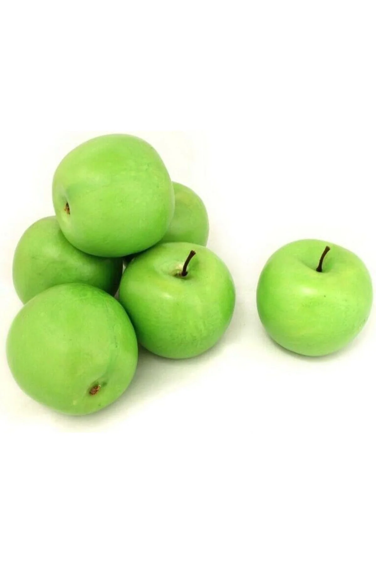 Yapay YEŞİL ELMA 6 lı Paket Yapay Meyve