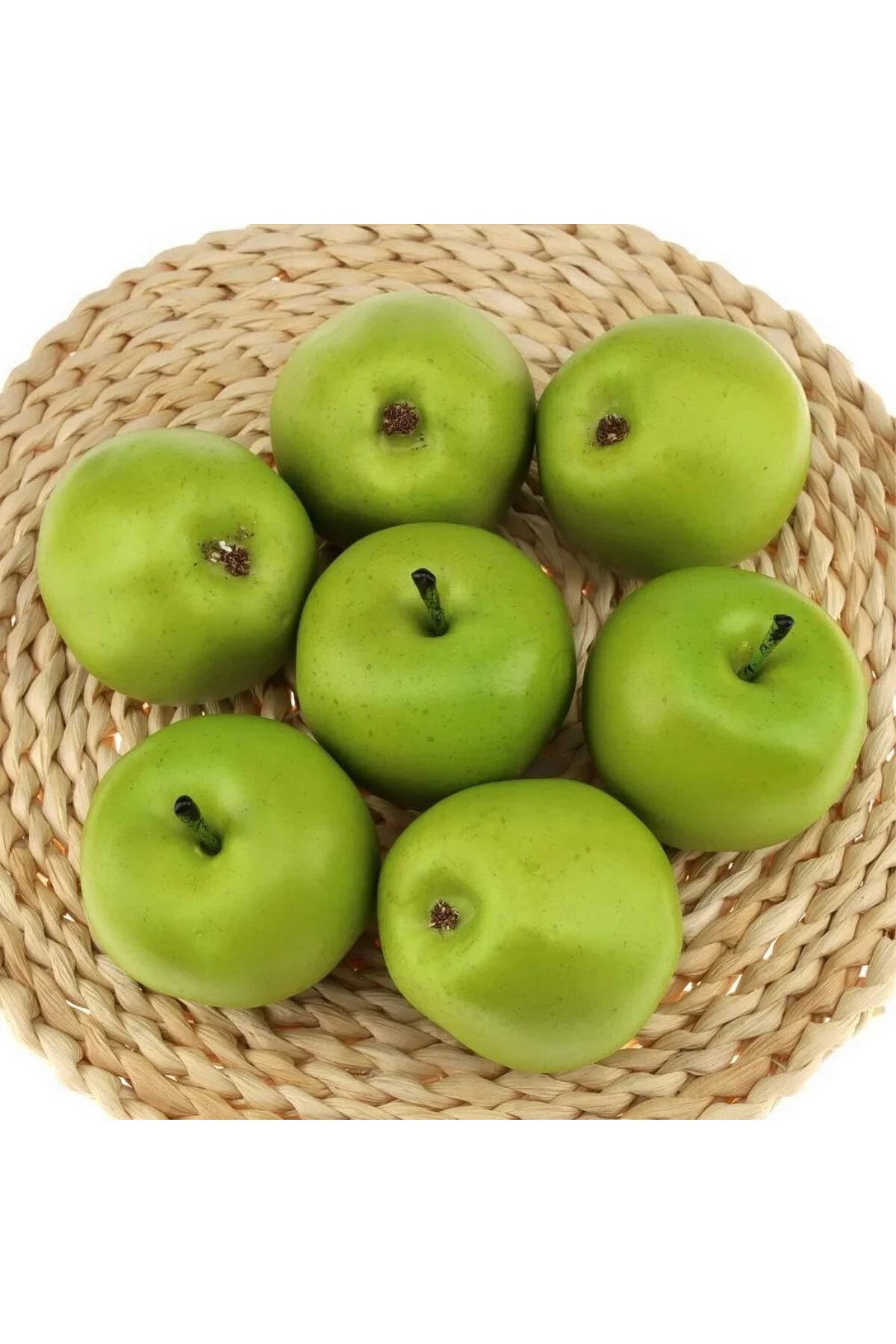 Yapay YEŞİL ELMA 6 lı Paket Yapay Meyve